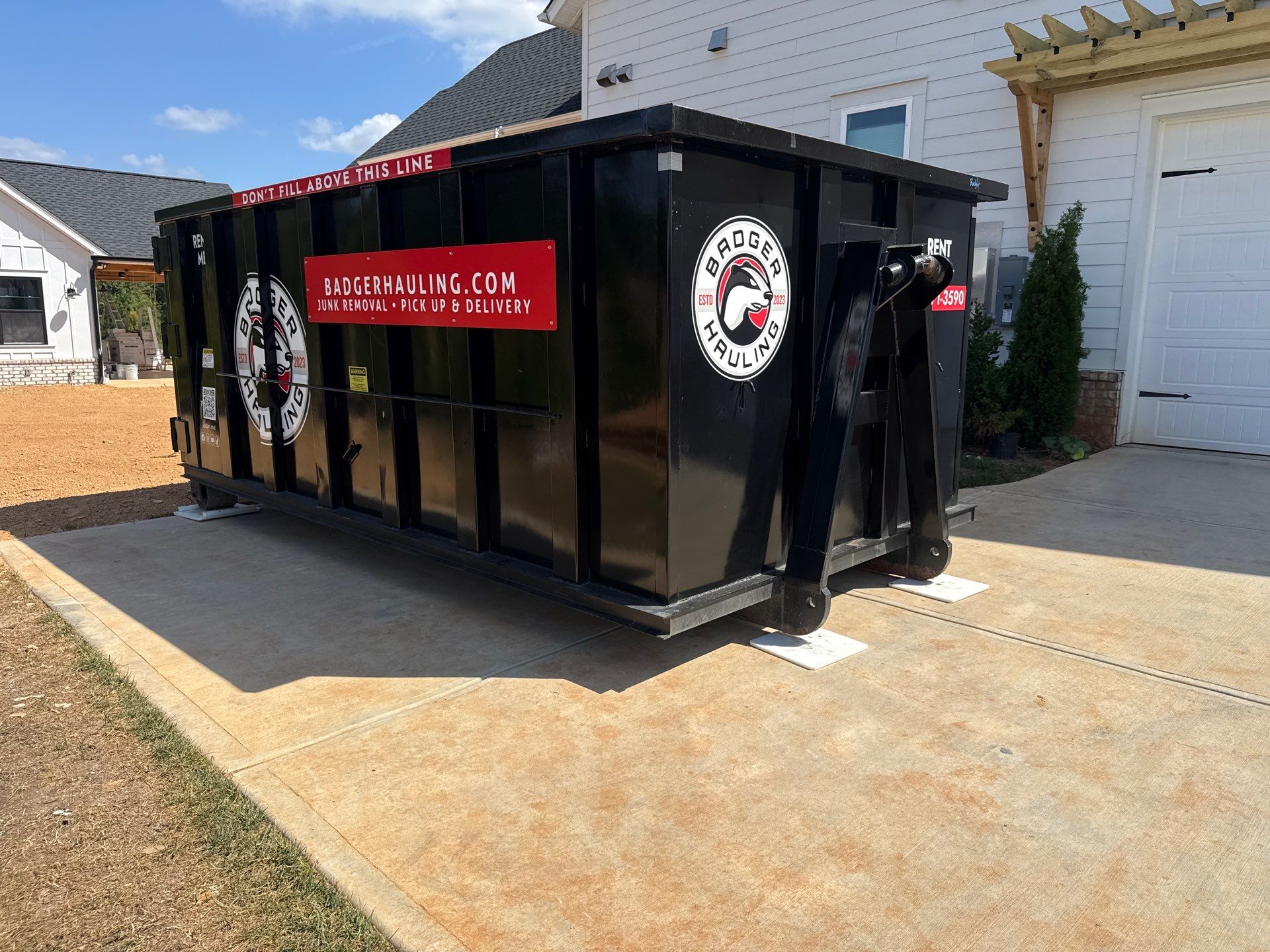 Project in Marvin by Badger Hauling