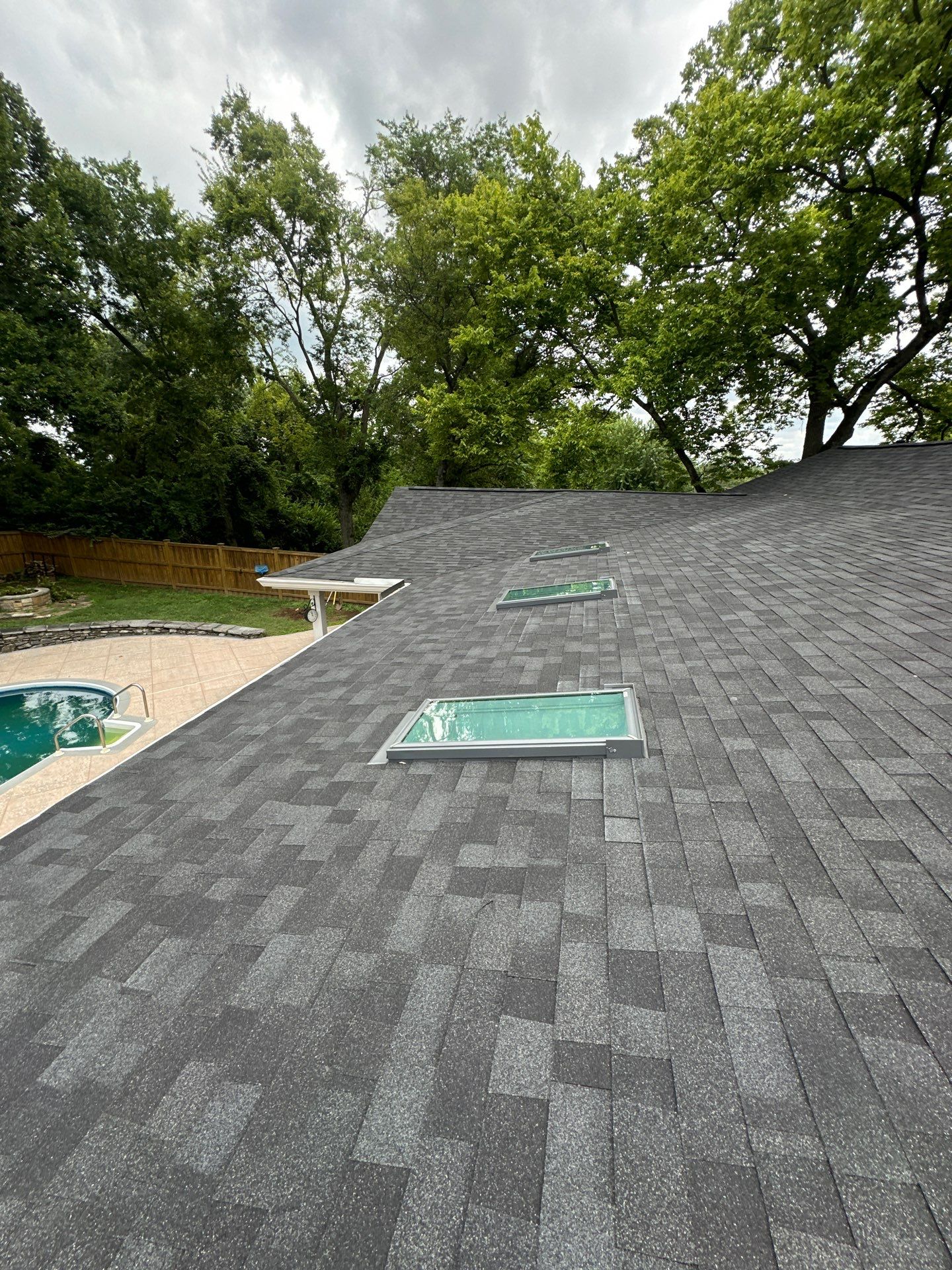 Malarkey Vista Shingles in Brilliant Black by Undersun Roofing