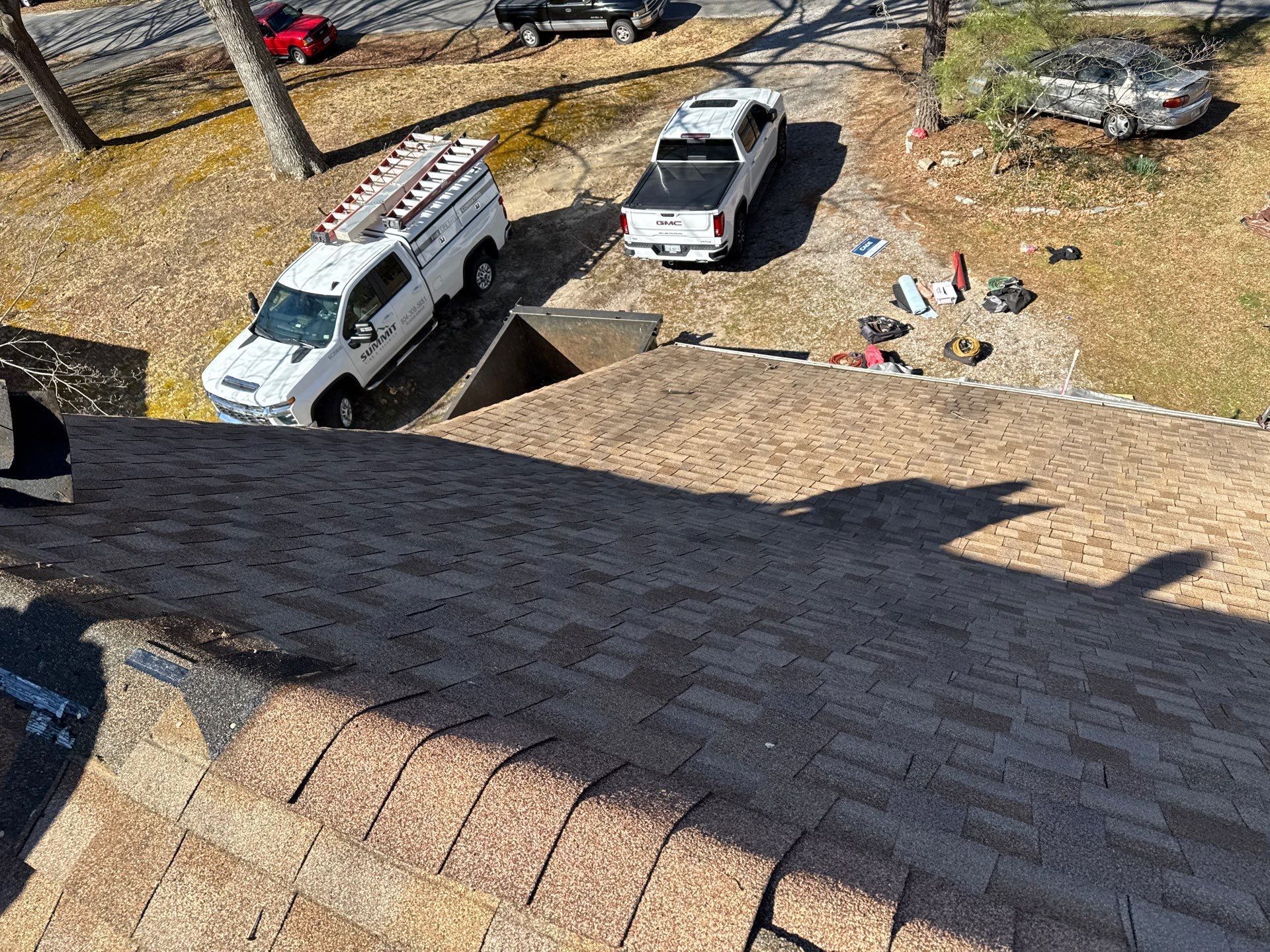 Complete Roof Replacement and Plywood Decking Repair in Quinton by Cade Construction