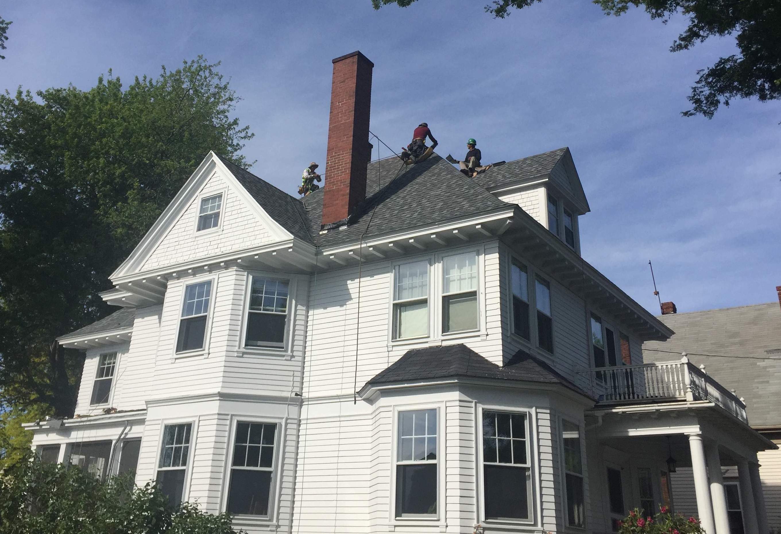 Colonial Slate Roofs by Pinnacle Roofing & Skylights