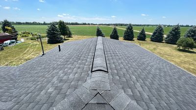 Residential Roofing Installation using GAF Timberline HDZ Charcoal