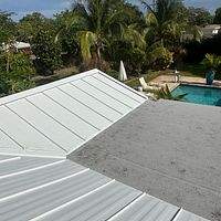 24ga 1" Nail-Strip Regal White  by Total Roofing System The Metal Roof Experts