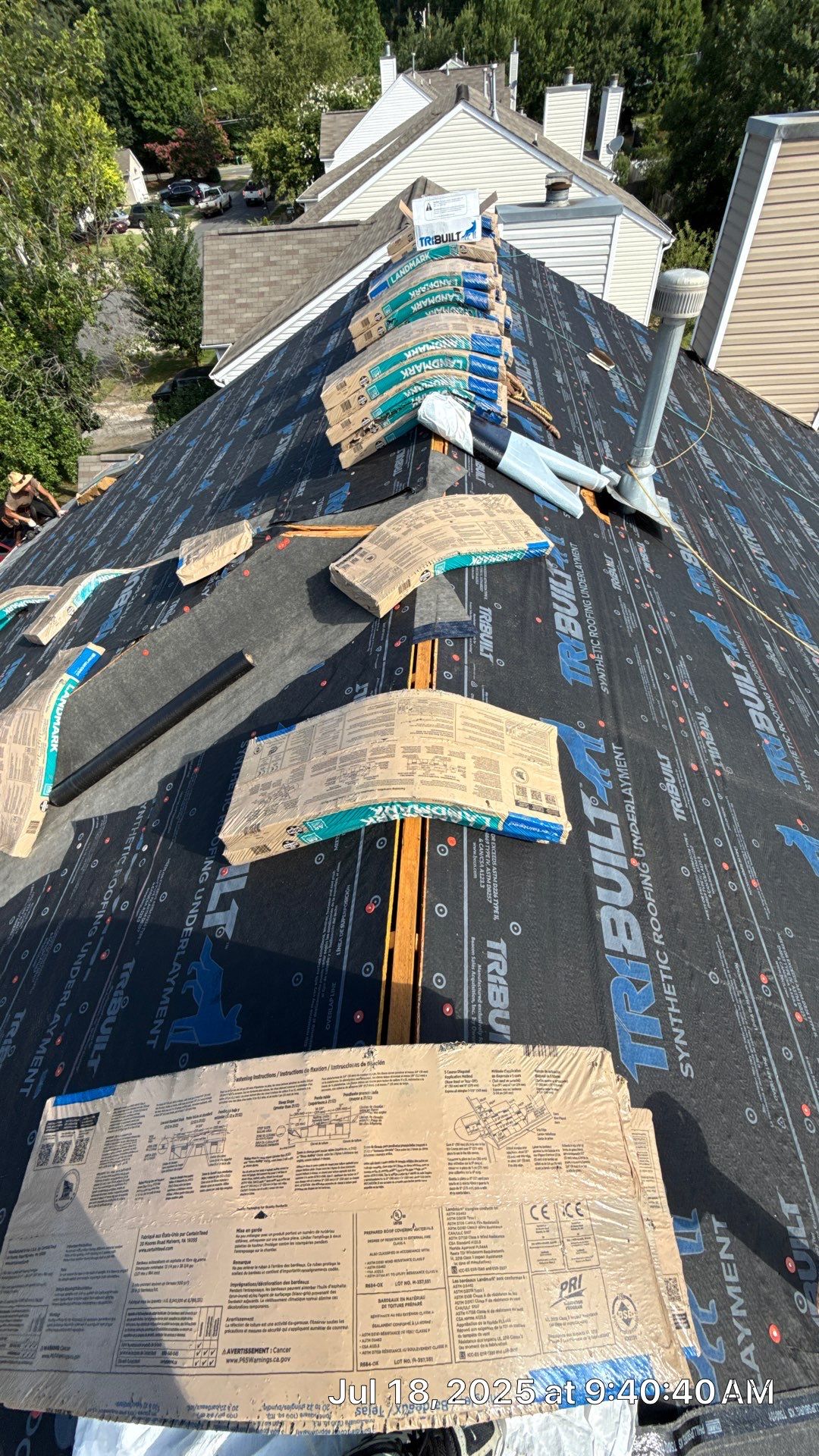 Roof replacement by hail and wind damage by Just Brilliant Restoration JBR