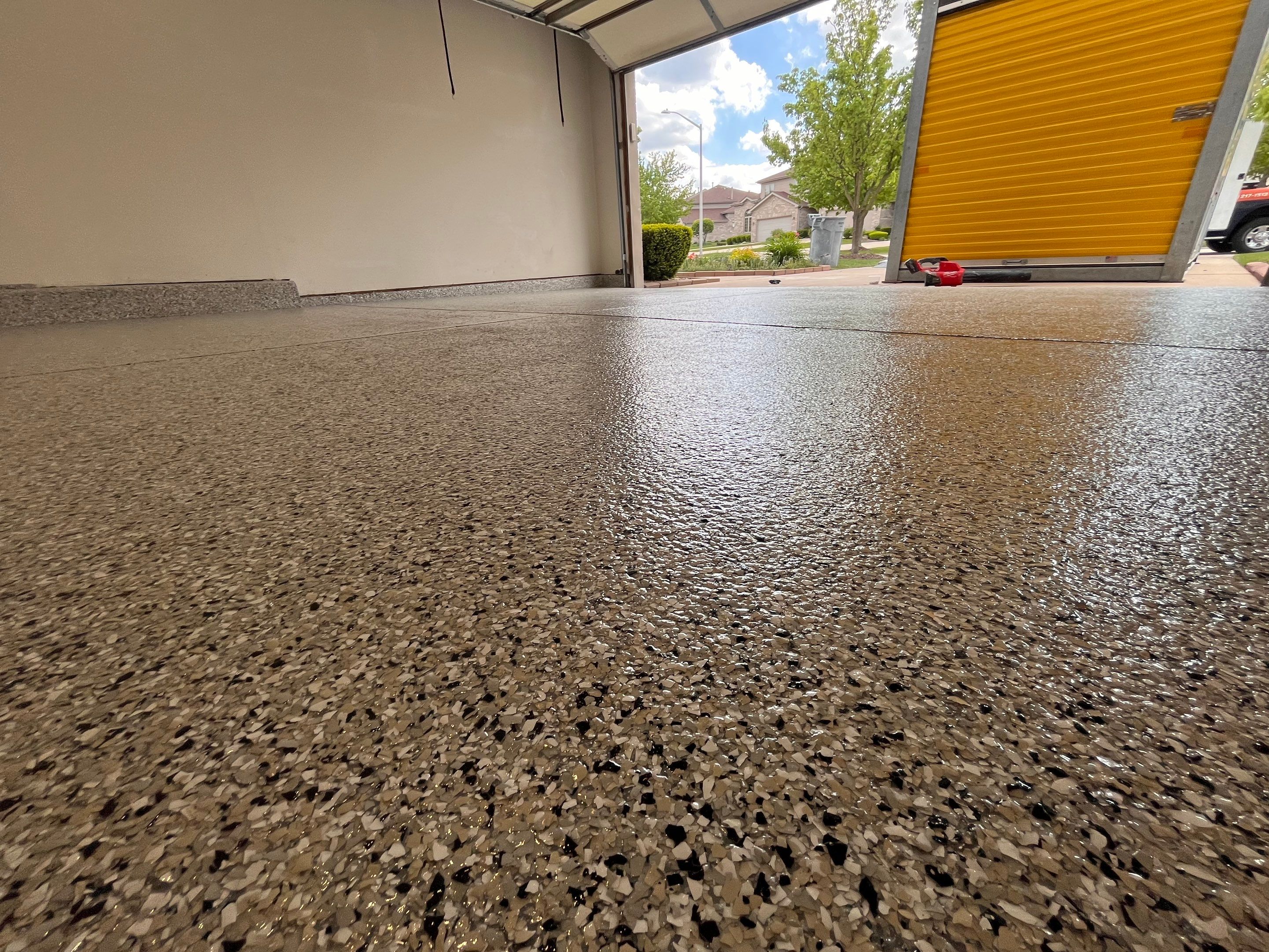 Cabin Fever Garage Floor Coating by Level 10 Coatings