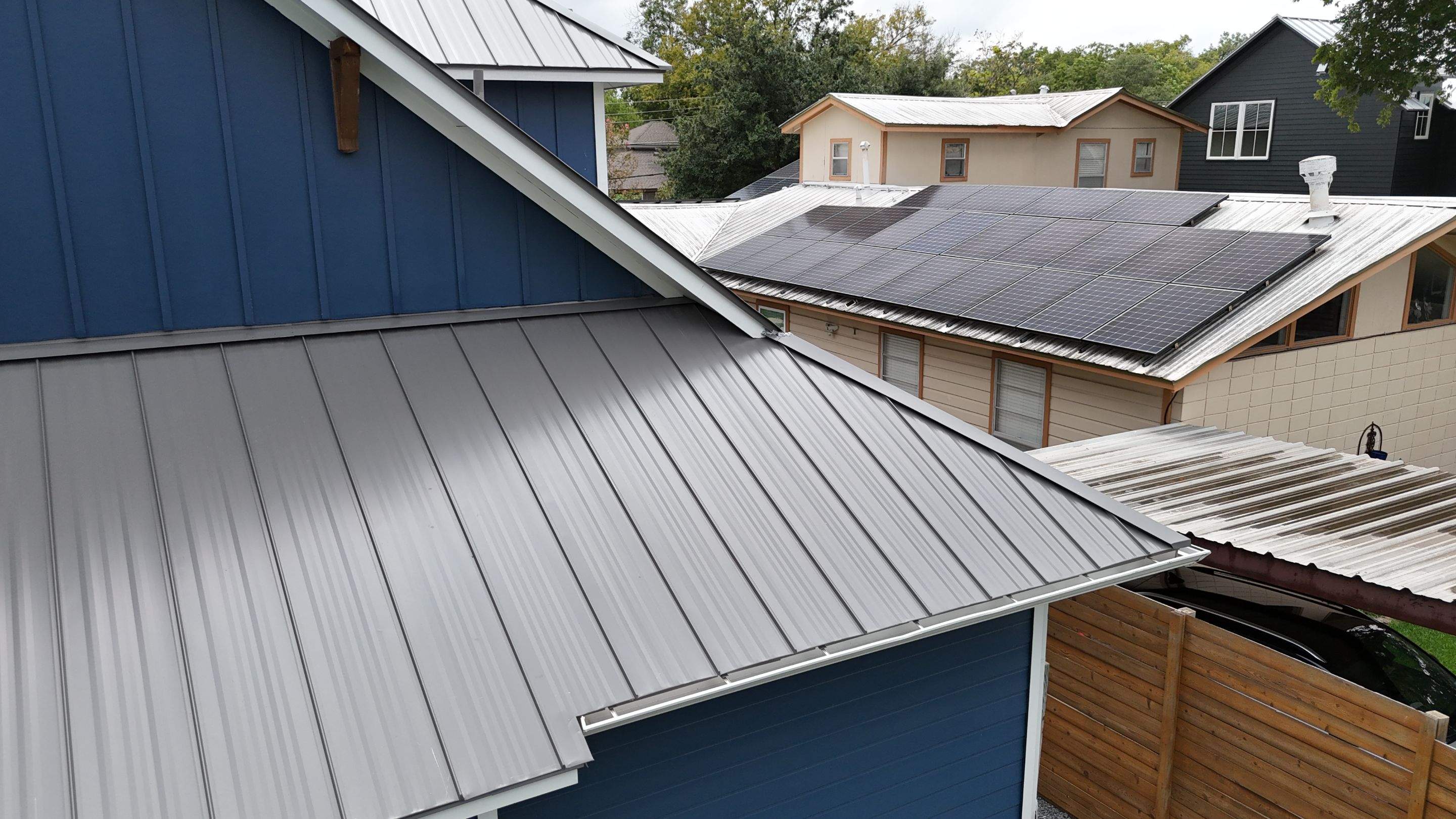 Charcoal Grey - L&A Metals LLC Type FF100, Hidden fastener/Standing Seam by RoofsOnly.com