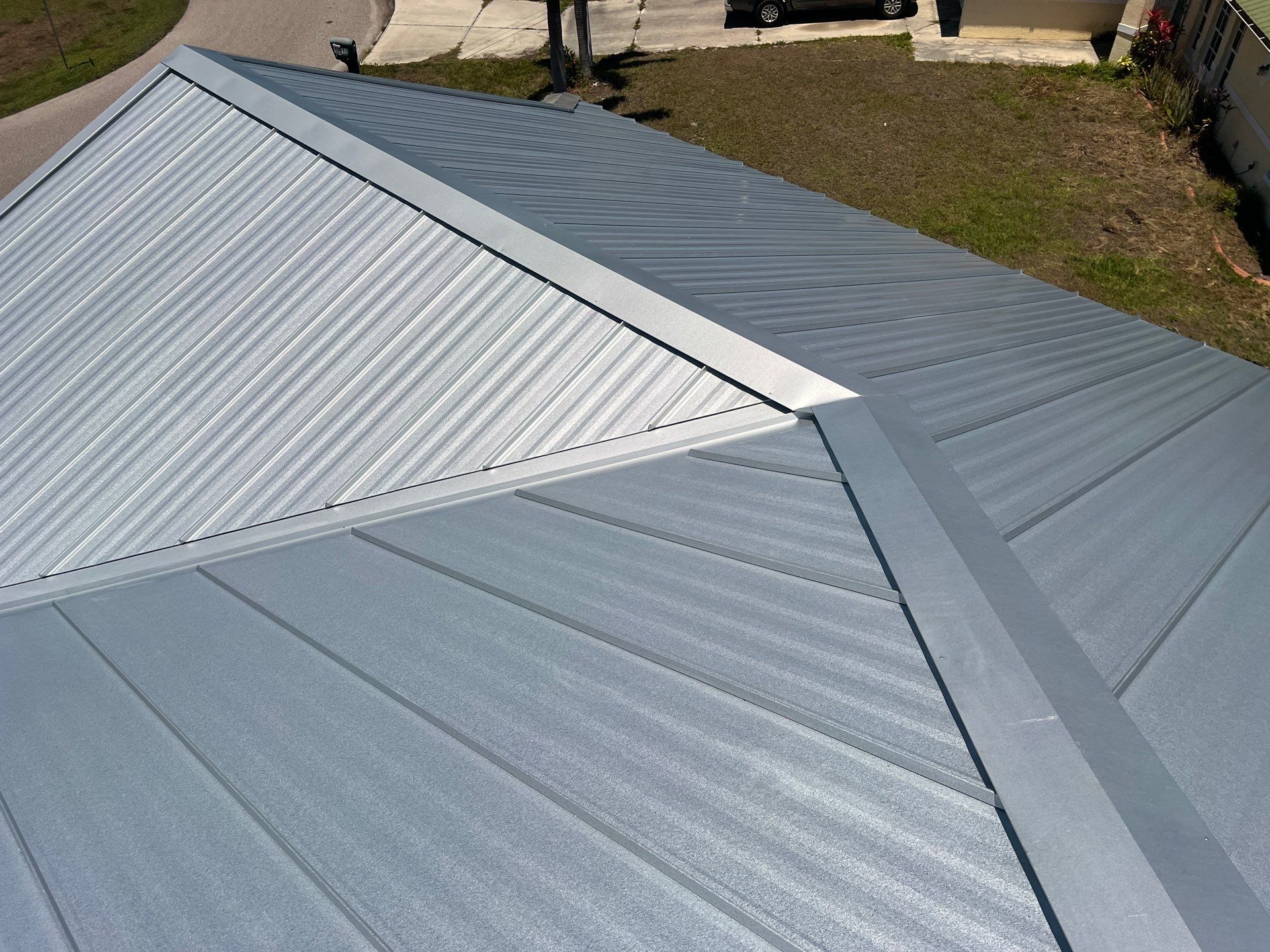 Residential Roofing Installation using Durabull Elite Seam System by Durabilis Roofing INC
