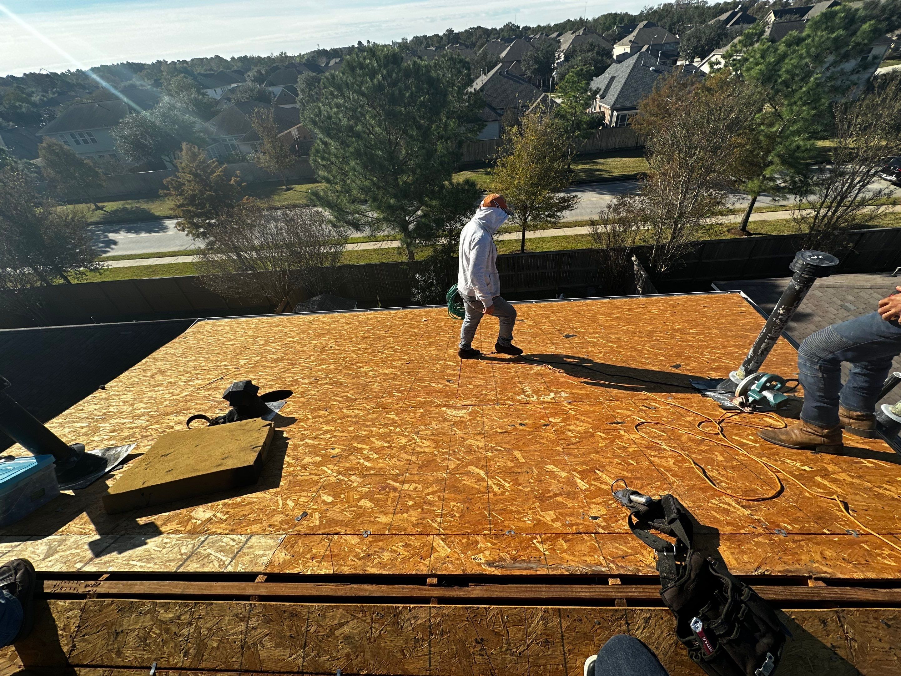 Complete Re-Deck & Roof Replacement — Spring, TX by PL Roofing & SB Roofing, LLC.