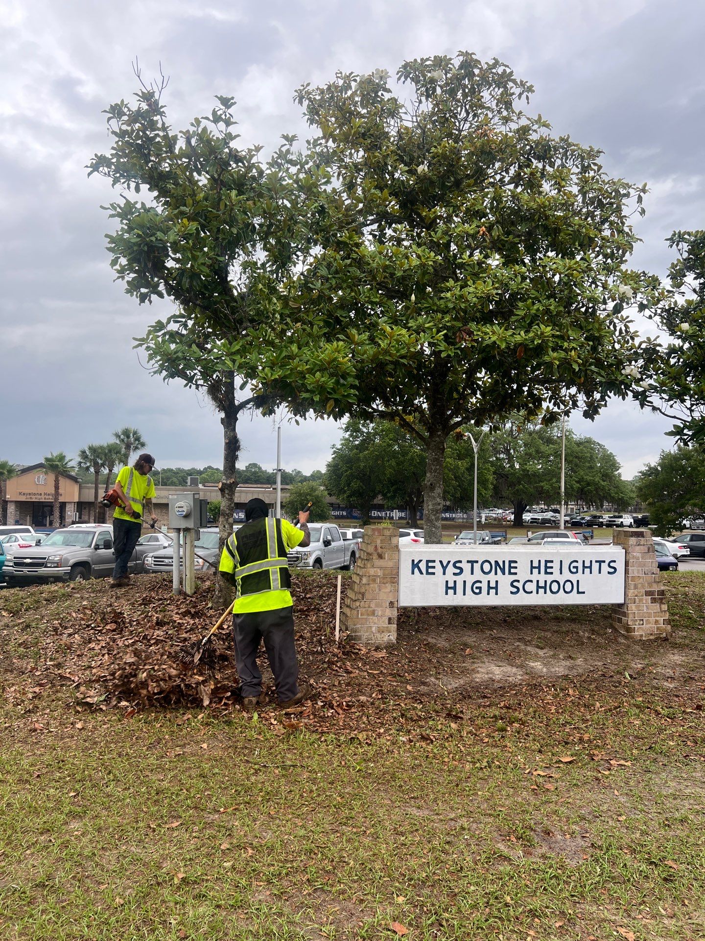 Landscape Install | Keystone Heights HS by ProGreen Services