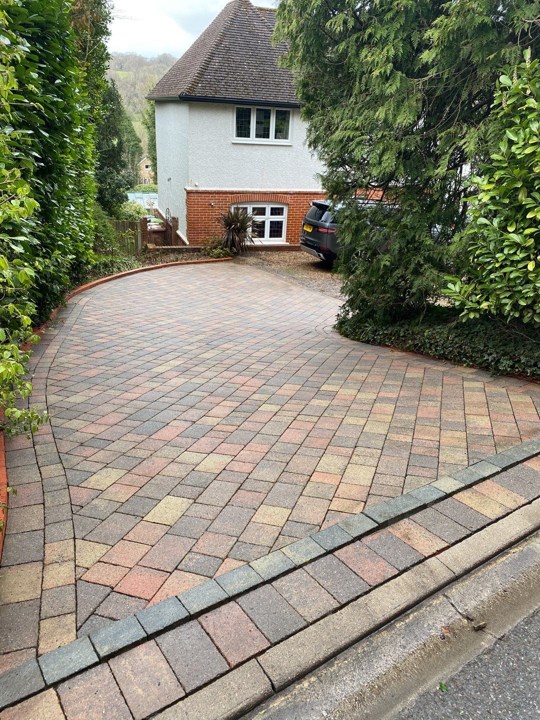 Driveway And Patio Clean using honda 21 ltr/min by Ges Exterior Cleaning ltd