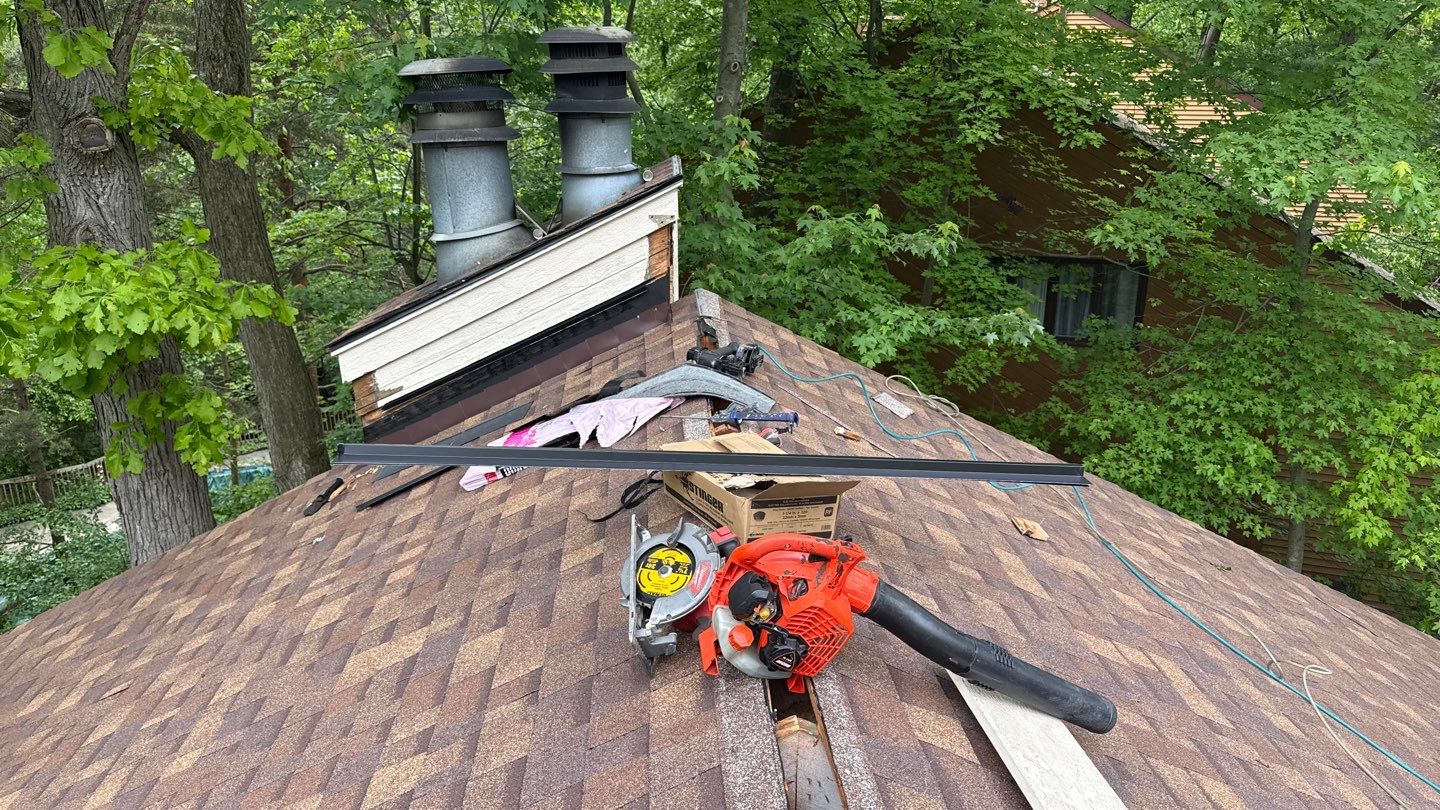 Roof Replacement using Owens Corning Desert Rose by 180 Contractors