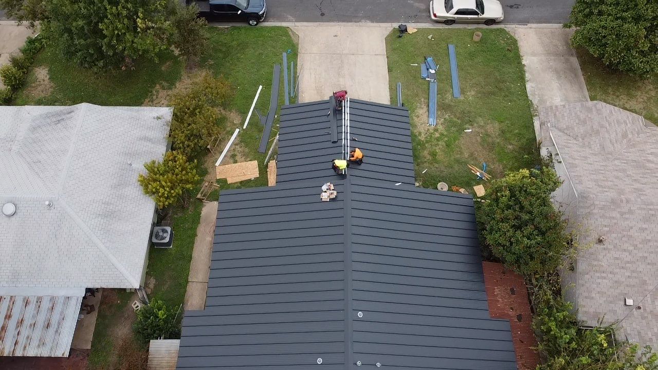 Matte Black - L&A Metals Standing Seam by RoofsOnly.com