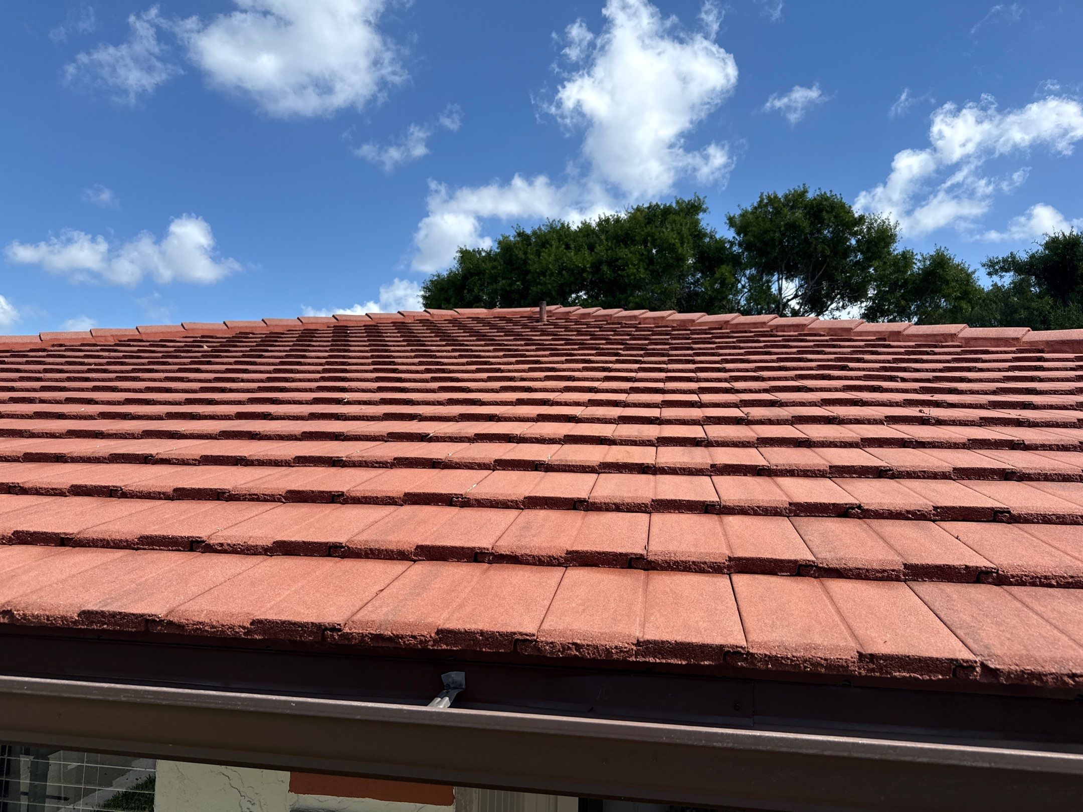 Tile Roof Cleaning in Vivienda at Bradenton, FL | No Roof Walking Method by Sunshine AquaWash