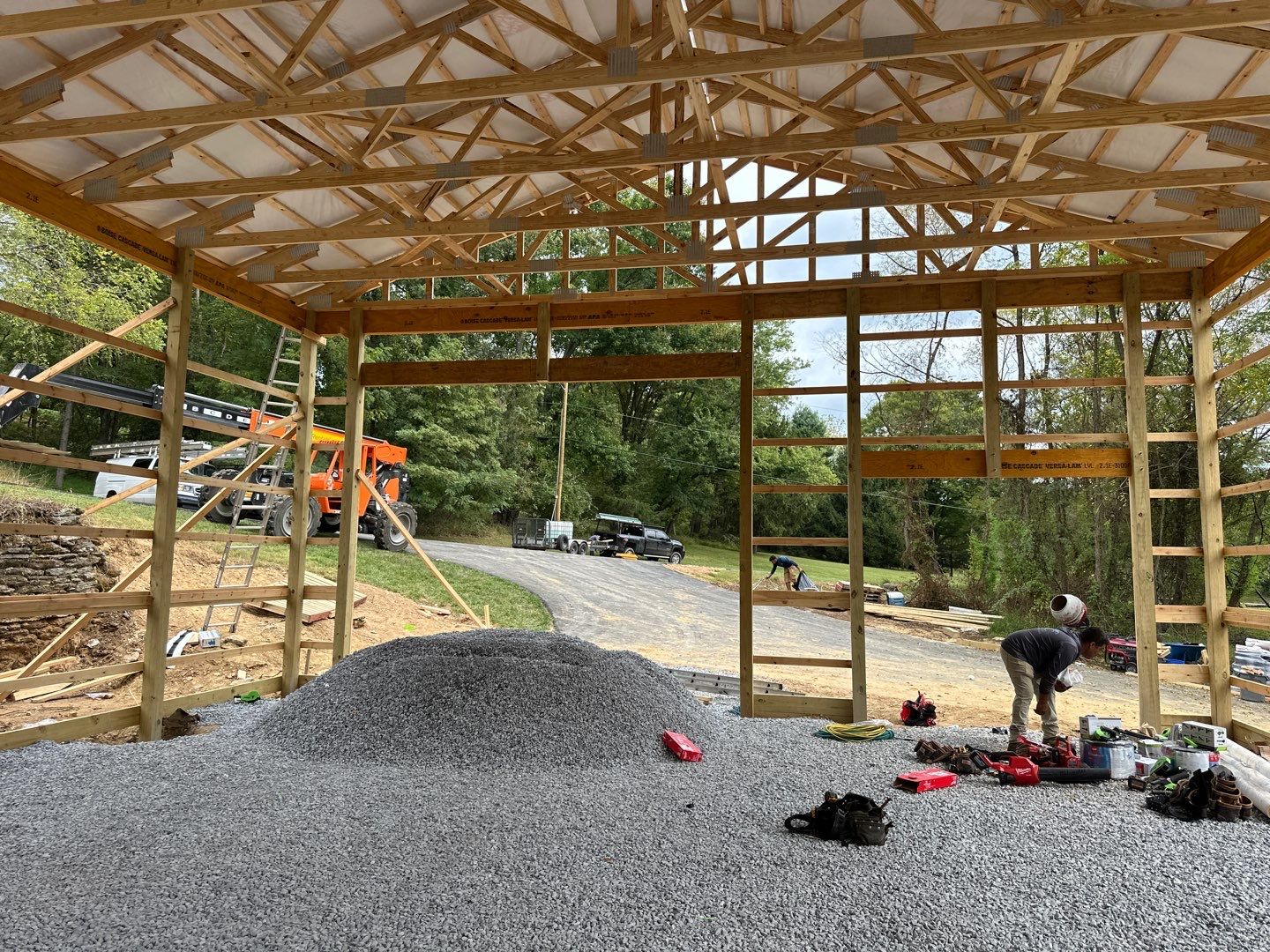Large Garage Build by Bec Construction Llc