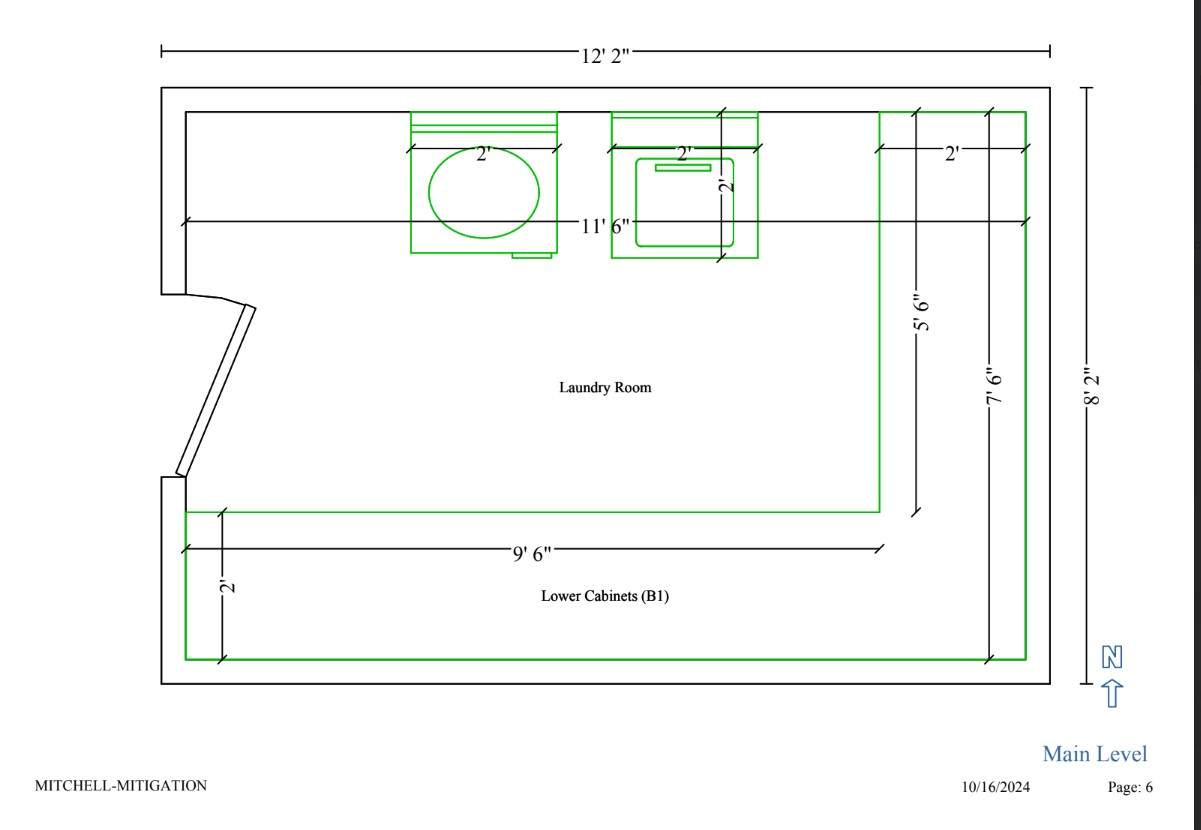 Water Damage using Air Movers by Construction Now LLC