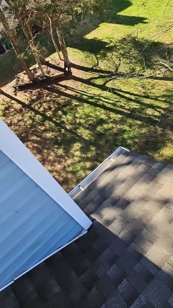 Gutter Cleaning using water by Power Wash Masters LLC