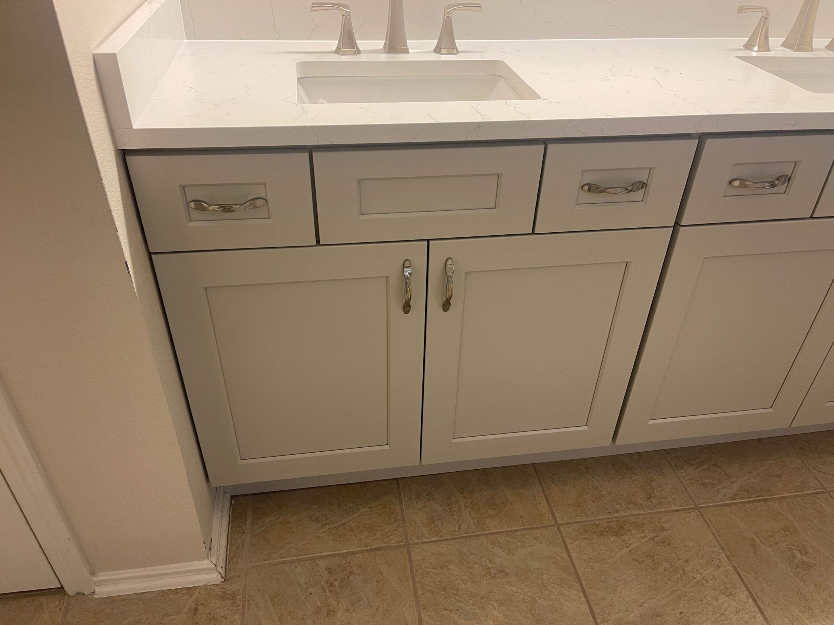 Bathroom remodel by Mena stone surfaces