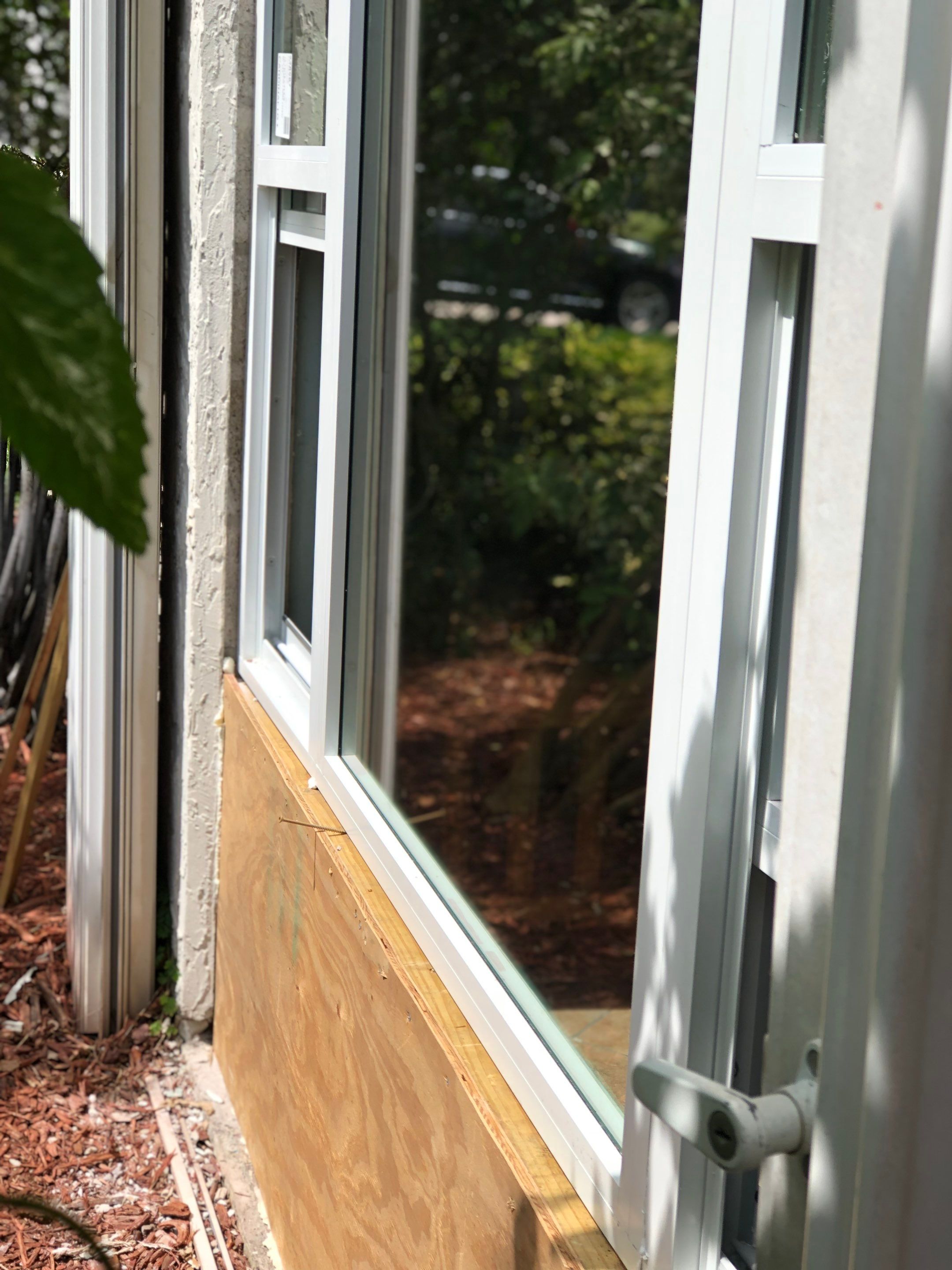 Impact Window Installation & Sliding Glass Door to Window Conversion – Coconut Creek, FL by The Door Doctor of South Florida, Inc.