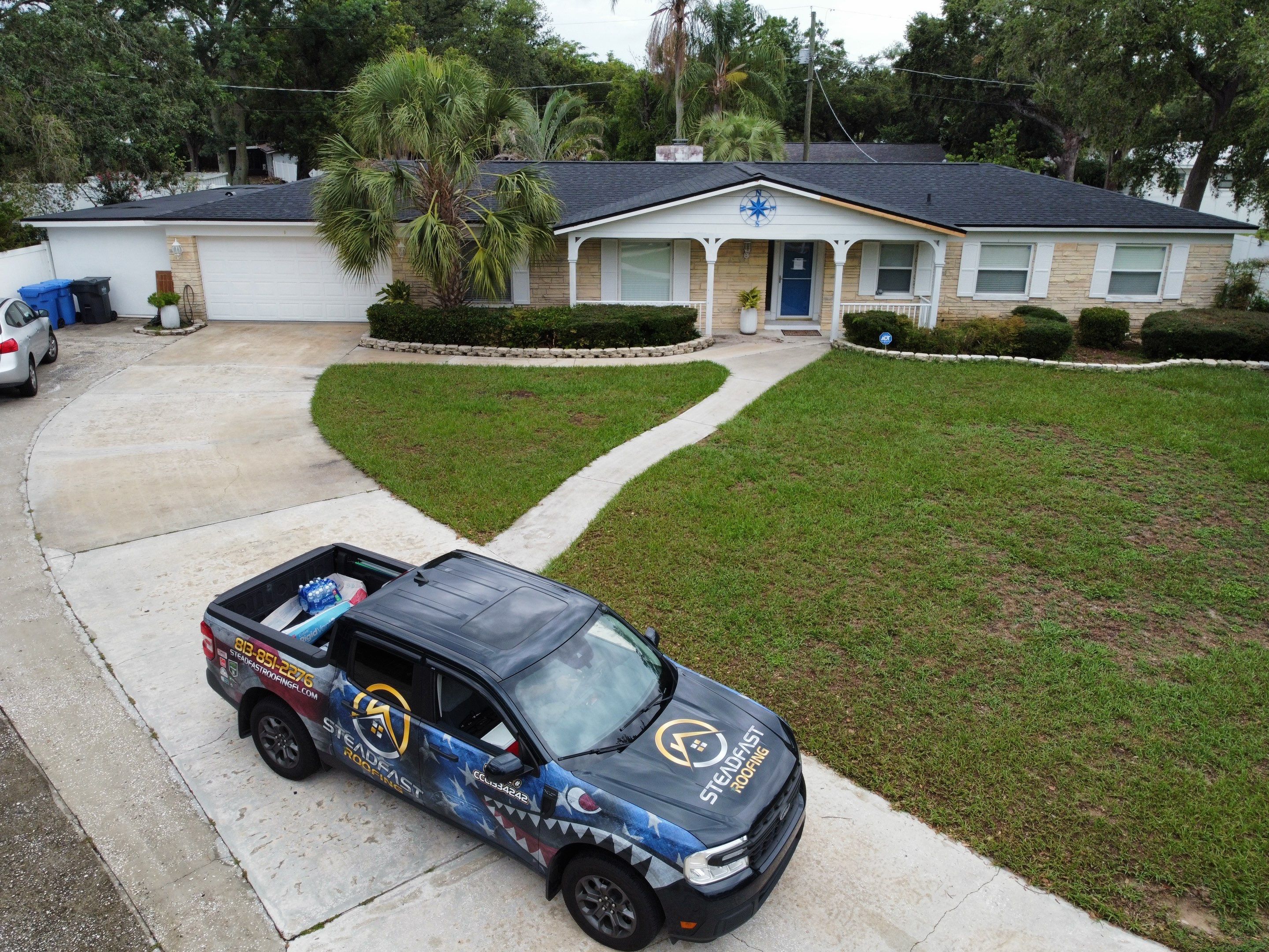Roof Replacement in Brandon, FL. by Steadfast Roofing