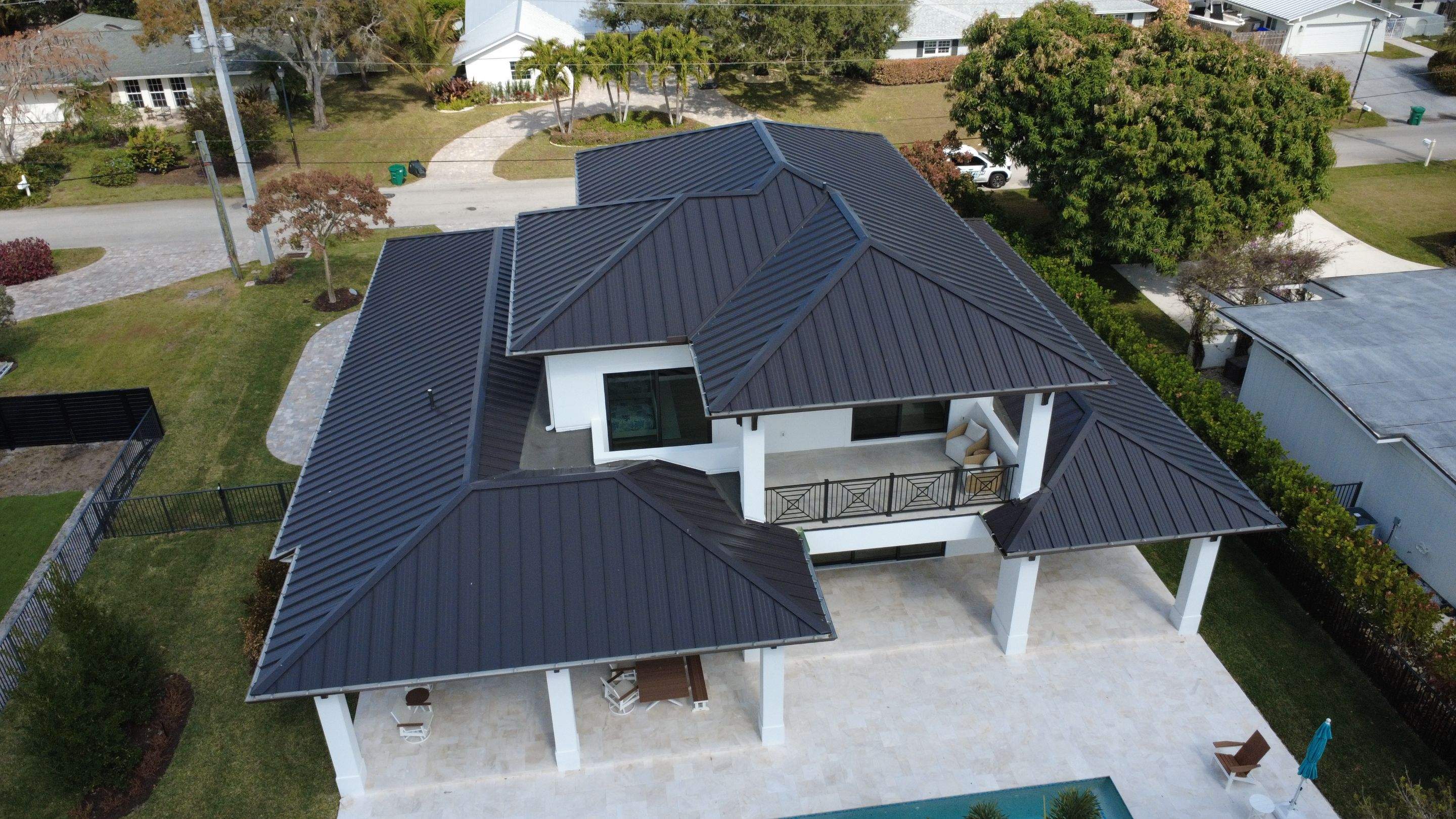 Kynar (Color Coated) Standing Seam Metal Roof Installation by Sailfish Roofing