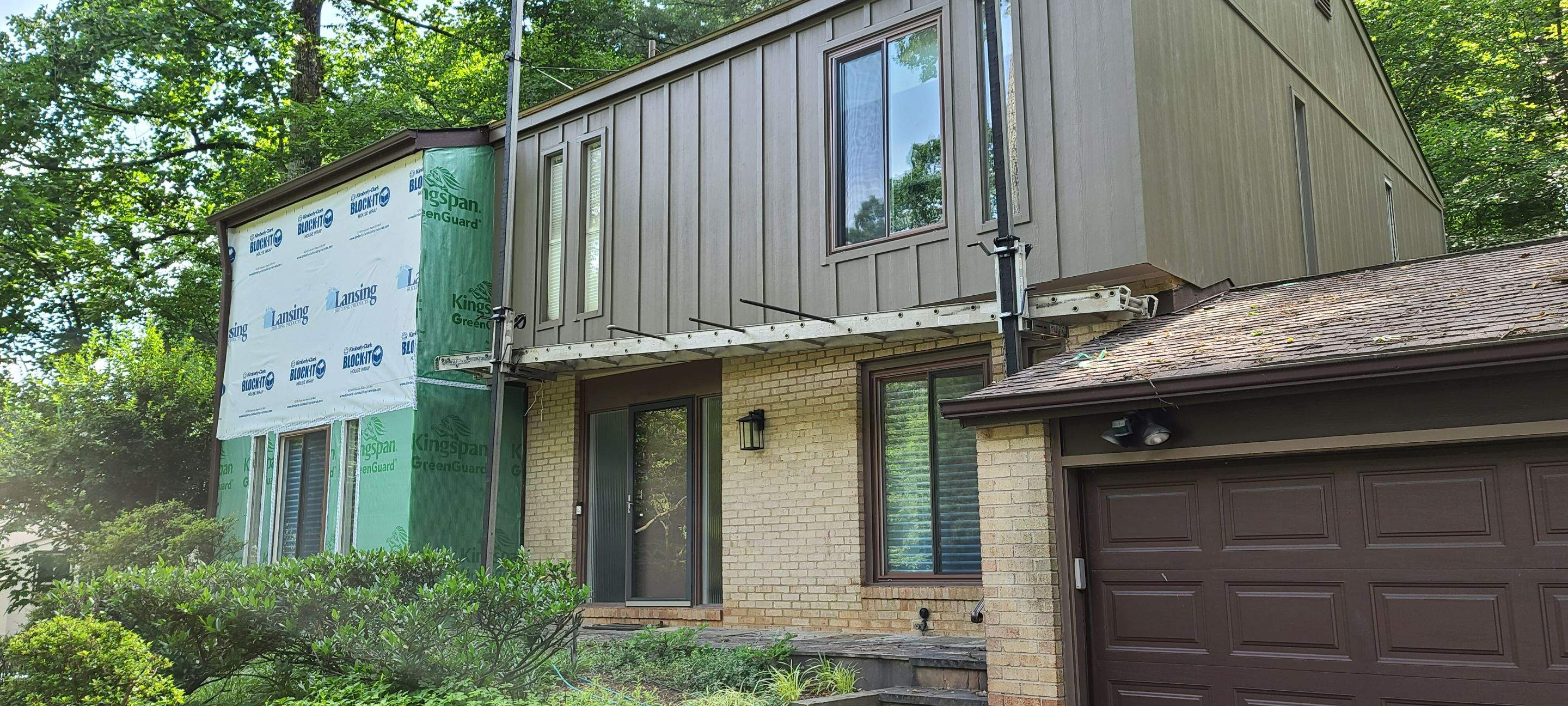 James Hardie Board and Batten Siding and ProVia entry door by Window Depot of Annapolis