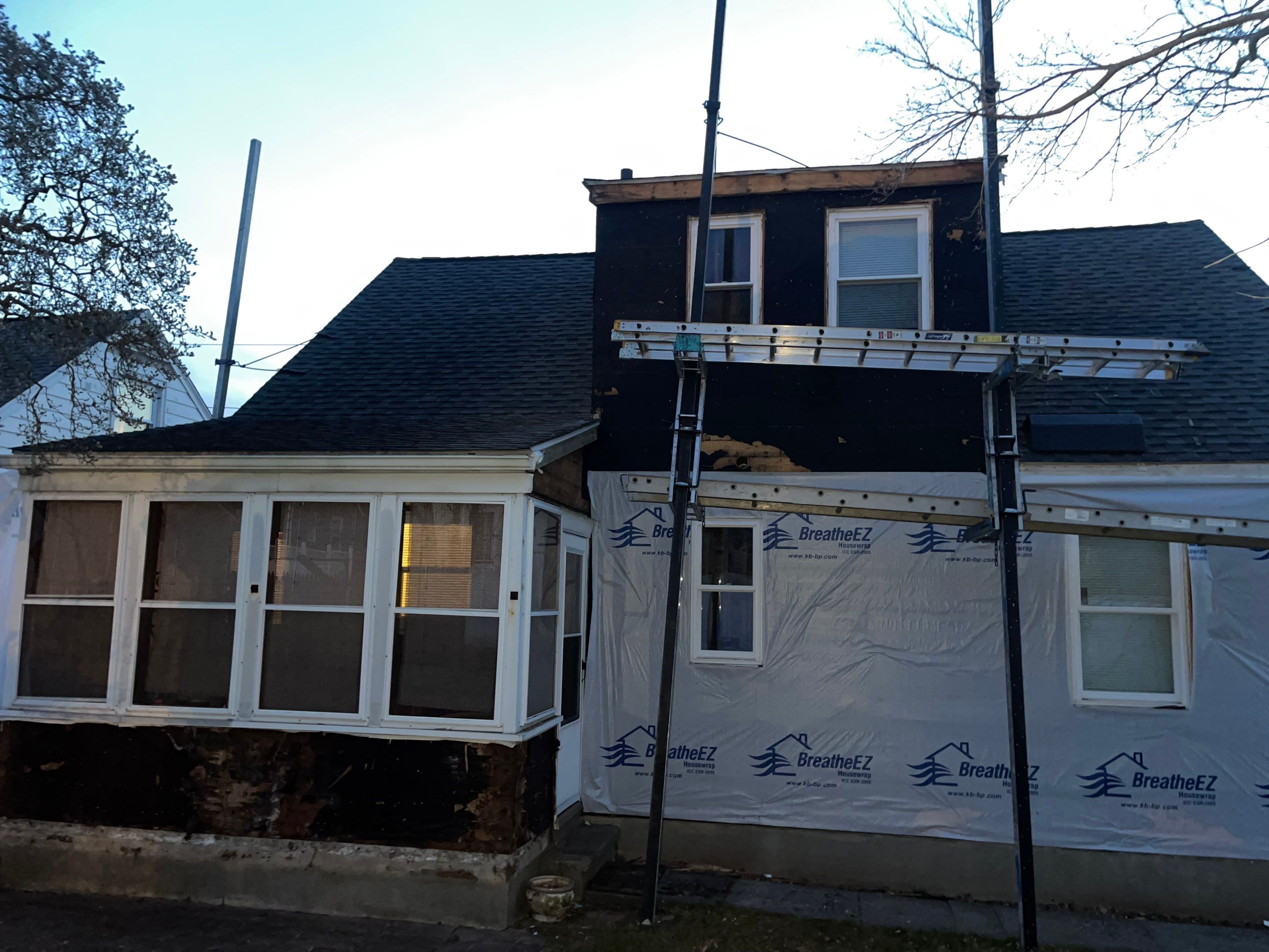 Siding Installation using Certainteed Monogram Charcoal Gray by A Plus Exterior