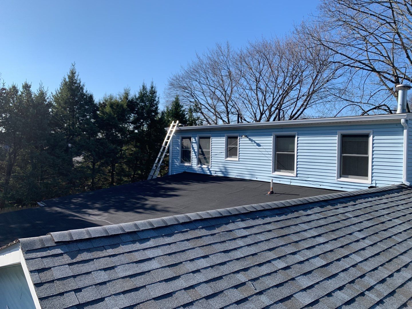 Residential Roofing Installation using Owens Corning TruDefinition Quarry Gray by A Plus Exterior