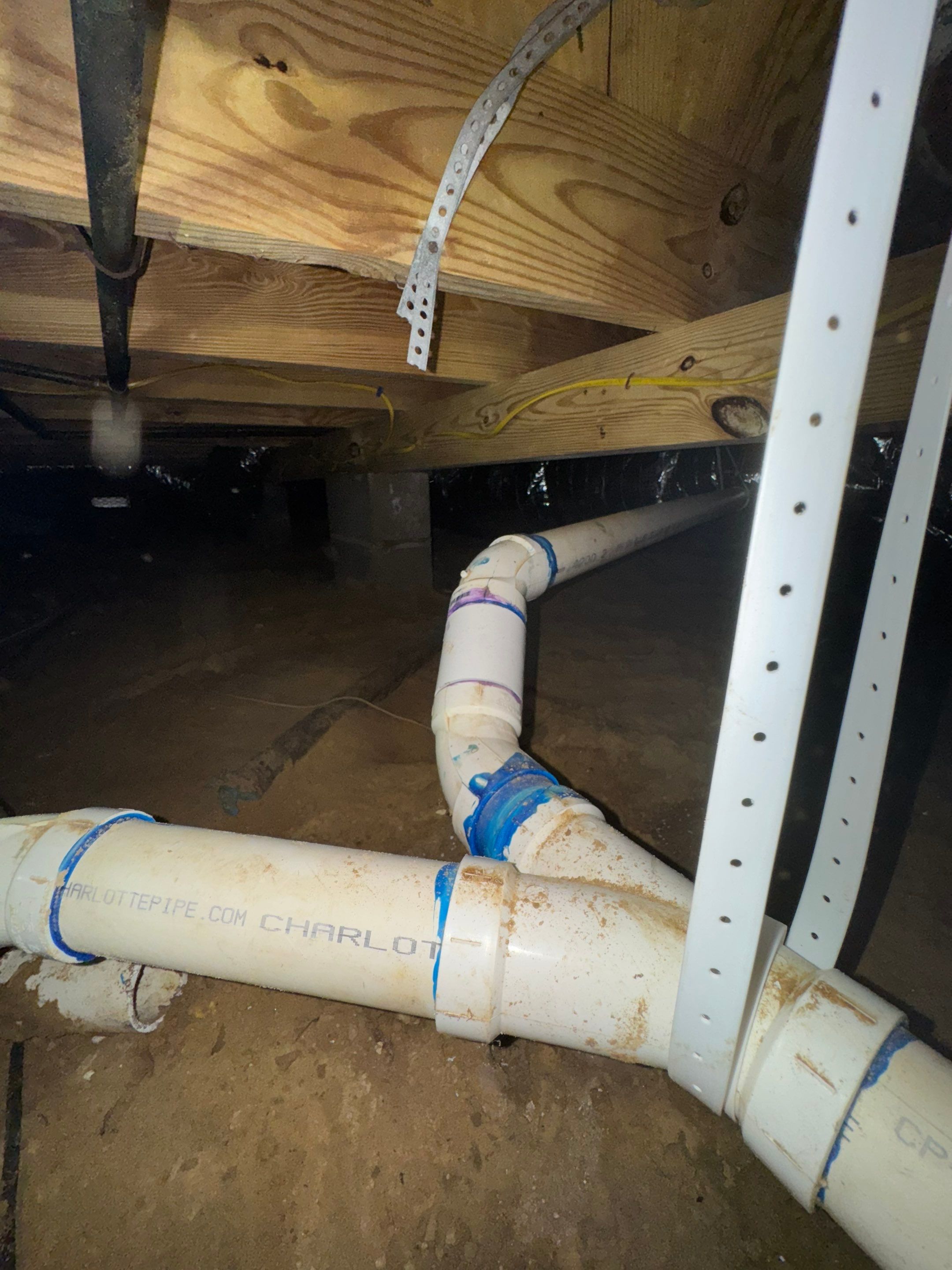 Project in Chesapeake by Patriot Crawl Space Repairs