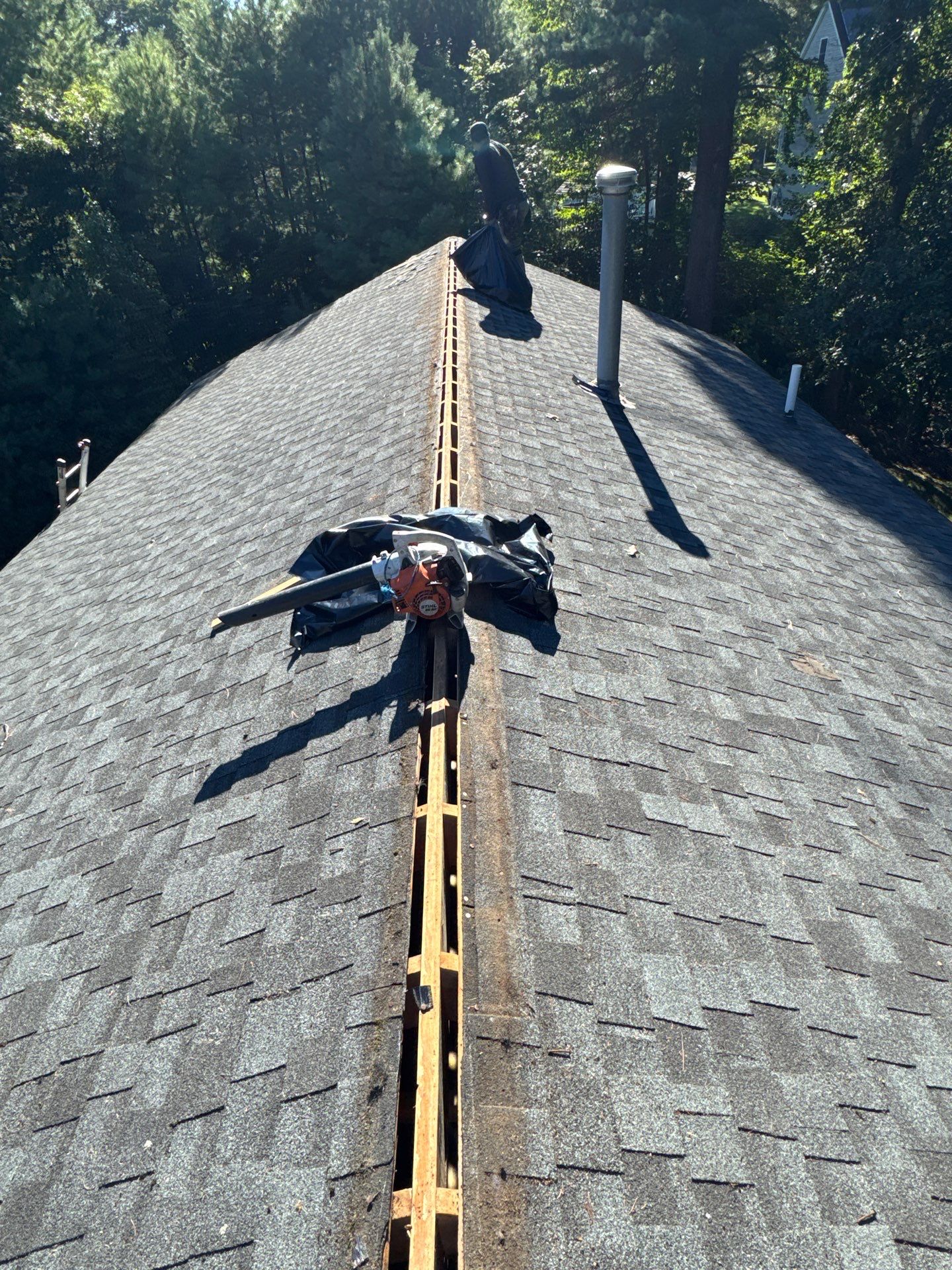 Tewksbury Attic Ventilation Upgrade with Chimney & Pipe Boot Reflashing by Mighty Dog Roofing of Greater Middlesex County