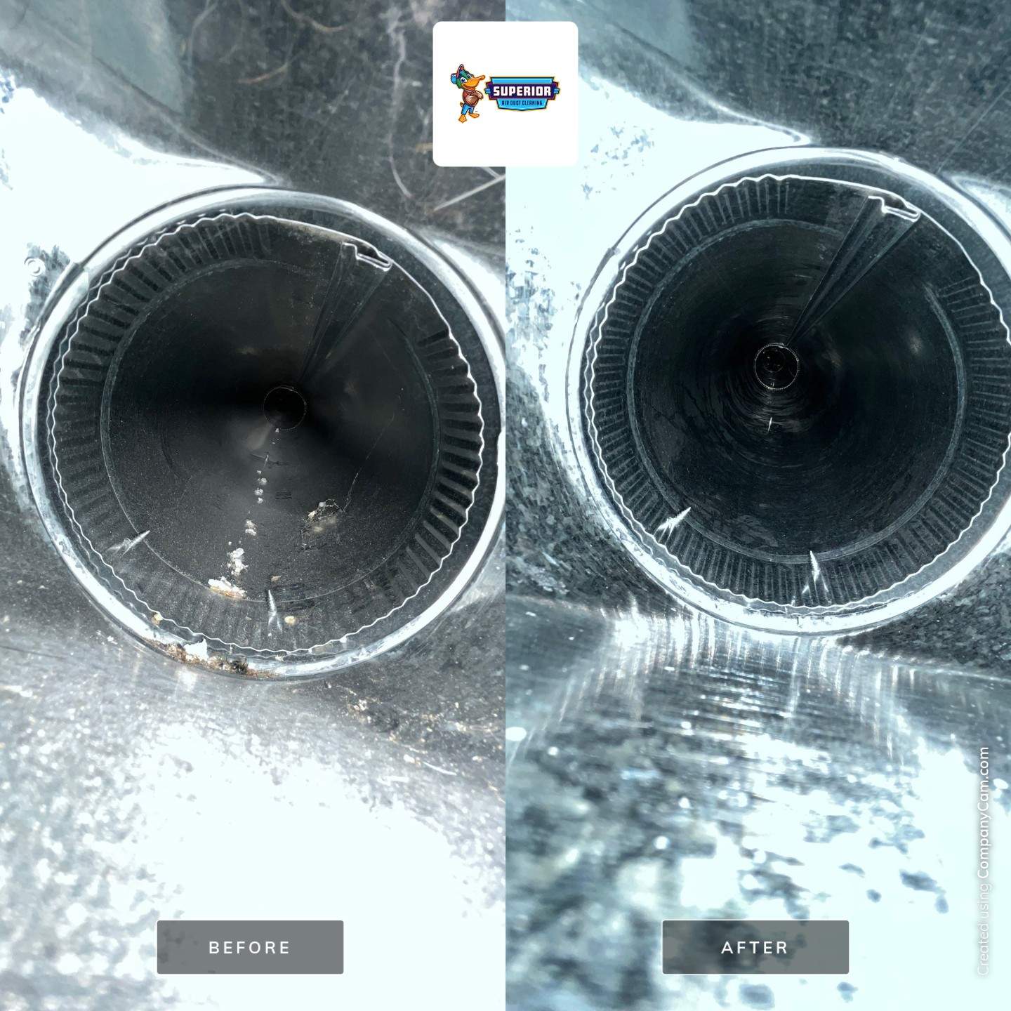 Air Duct Cleaning With a Vacuum Truck in Columbiana, OH by Superior Air Duct Cleaning