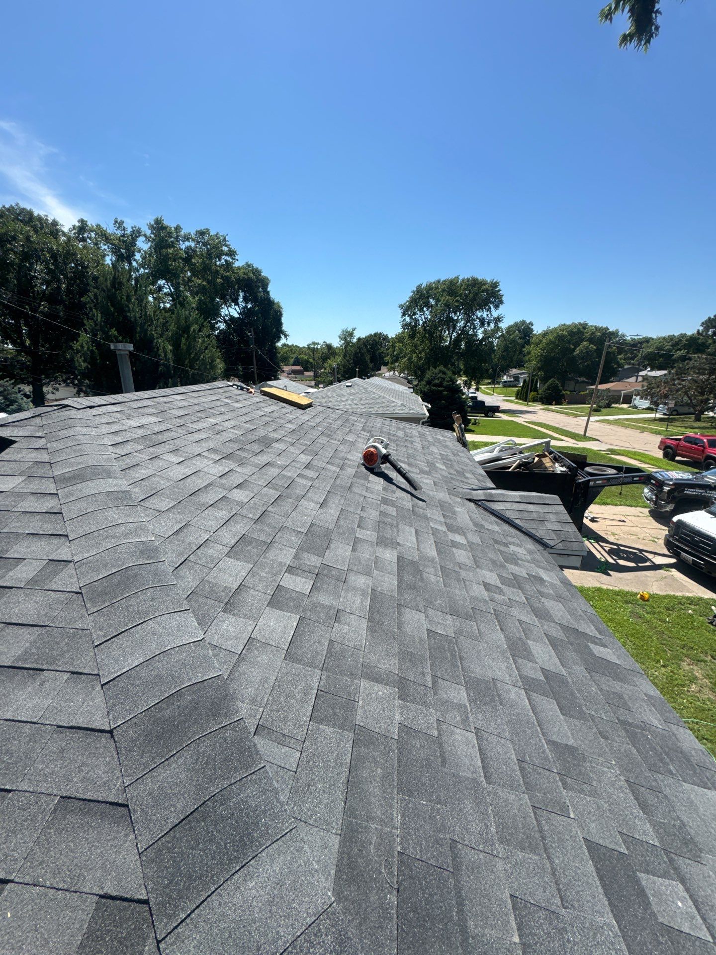 Roof Replacement with New OSB Decking in La Vista, NE by Crows Roofing LLC