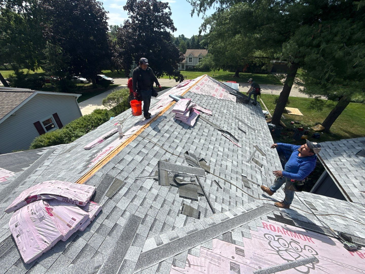 Roof Replacement using Owens Corning Tru Definitions by 180 Contractors