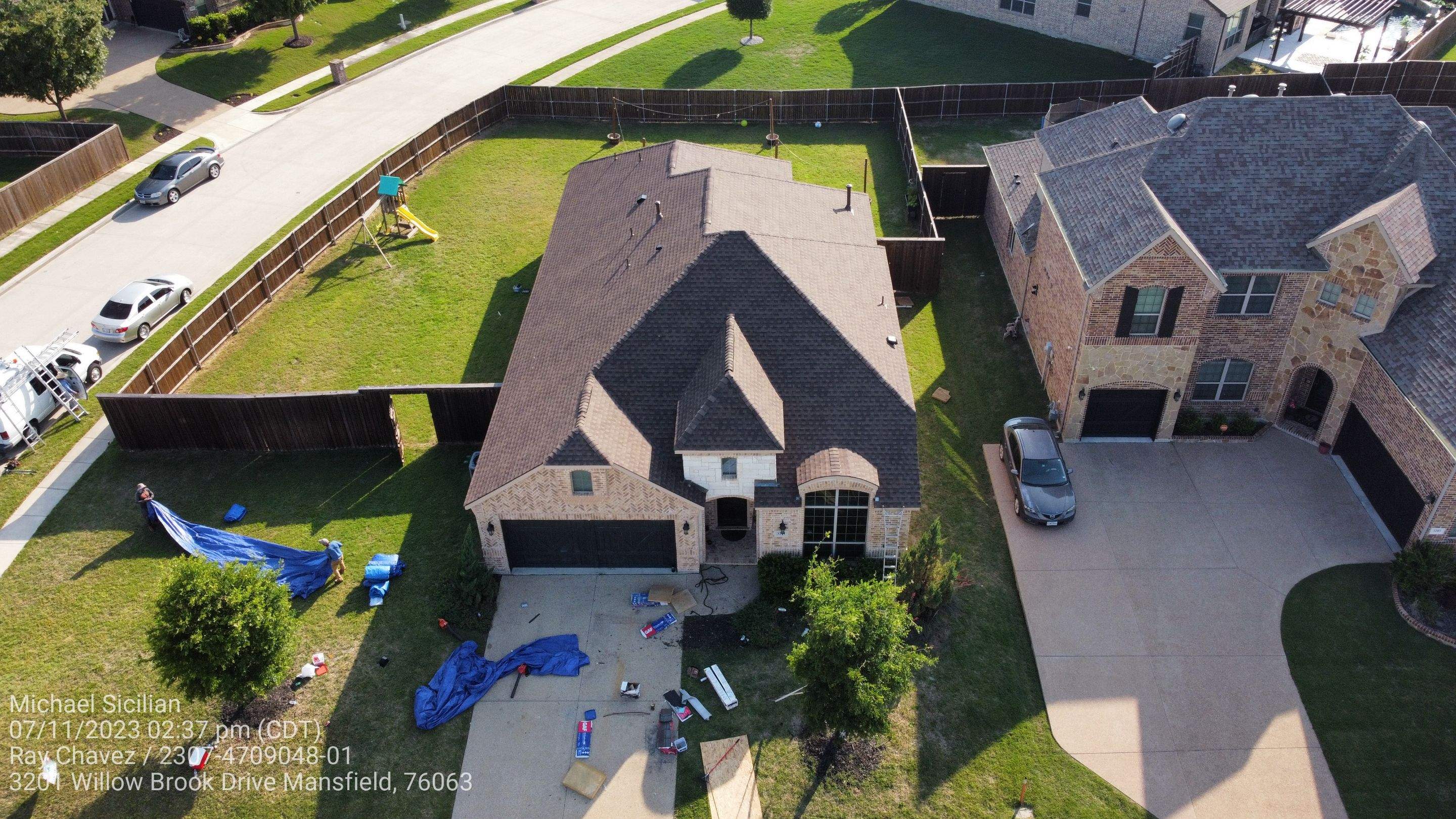 Project in Mansfield by Zeus Exteriors