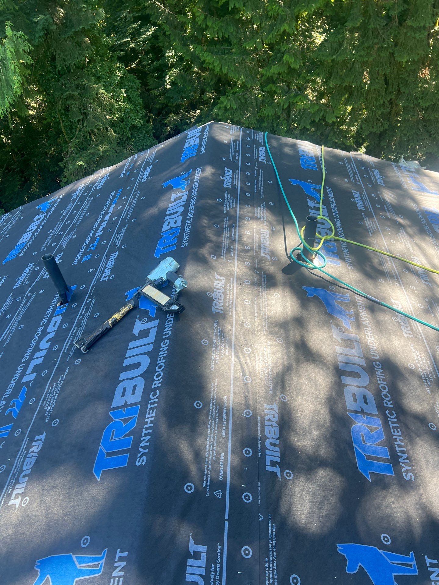 Residential Roofing Installation using GAF HDZ Shingles by Roofing Formula LLC