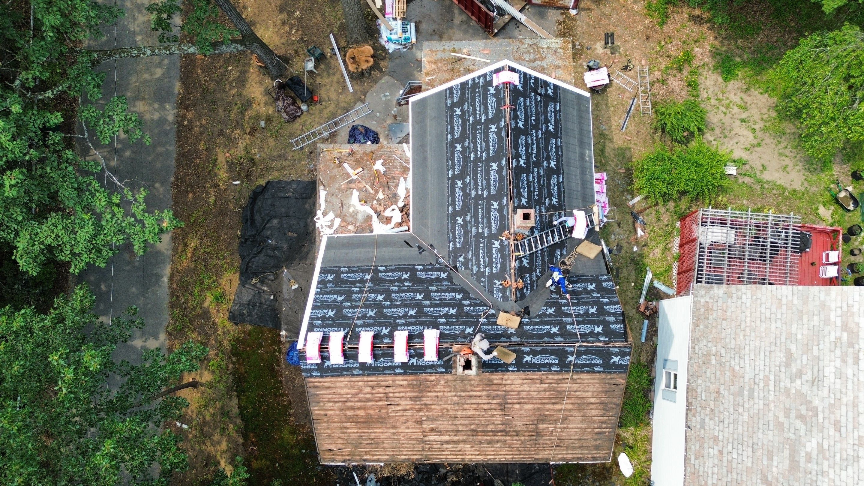 Roof Replacement and Chimney Repair in Fitchburg, MA by Mighty Dog Roofing of Greater Middlesex County