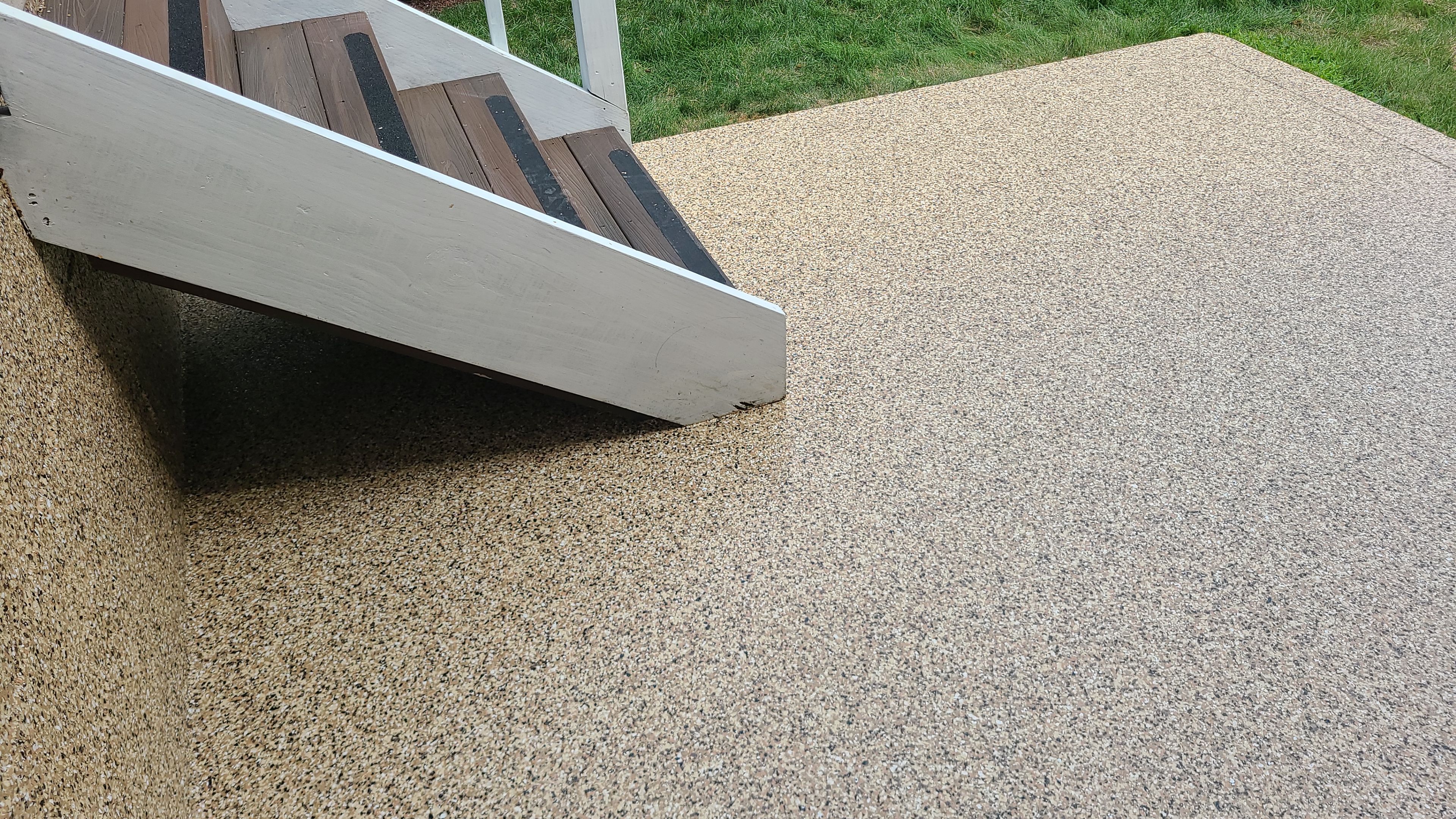 Patio in Sandstone - Poland, OH by Alexander Concrete Coatings