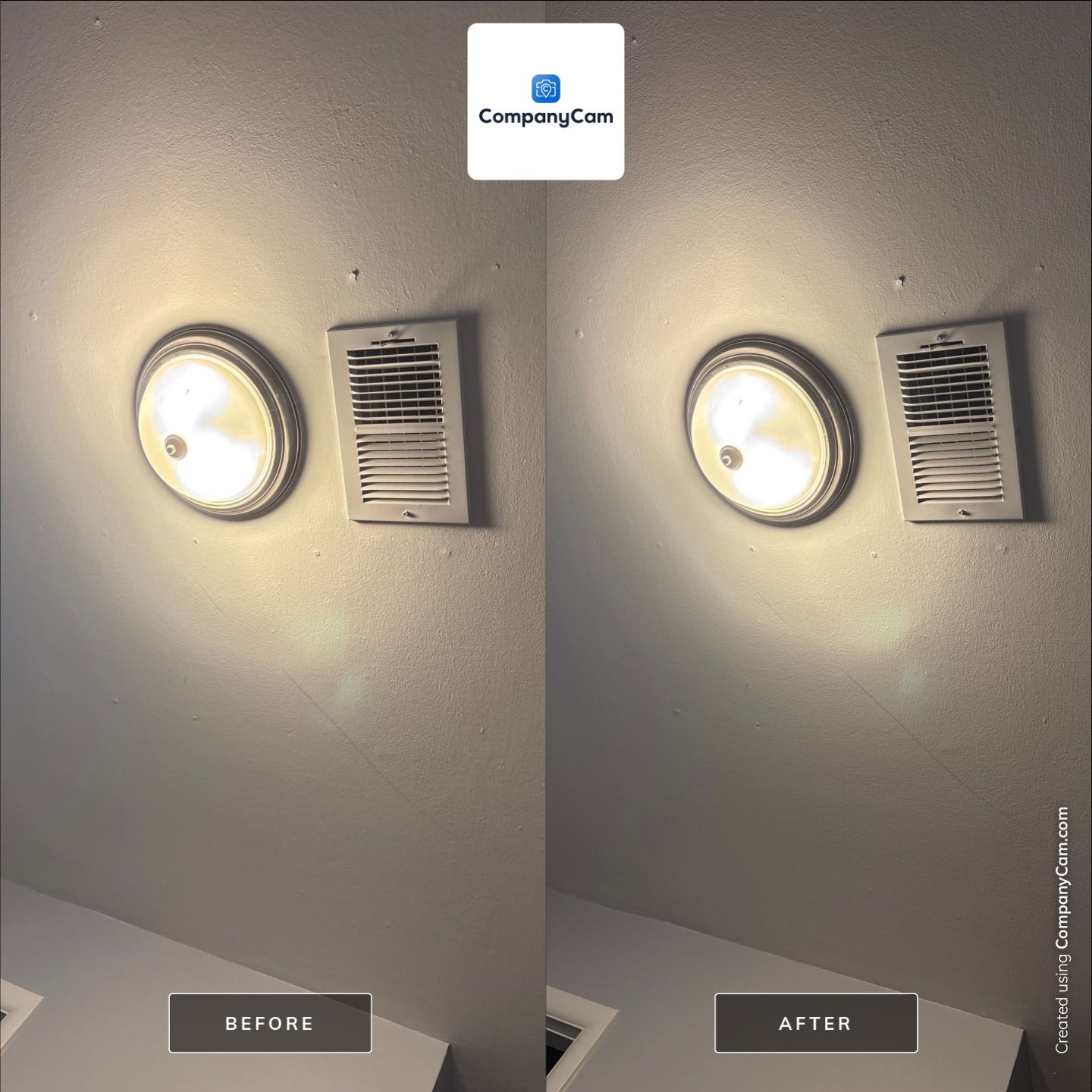 Residential Ceiling Lighting and Electrical Upgrades in Denver by CompanyCam Sales Demo
