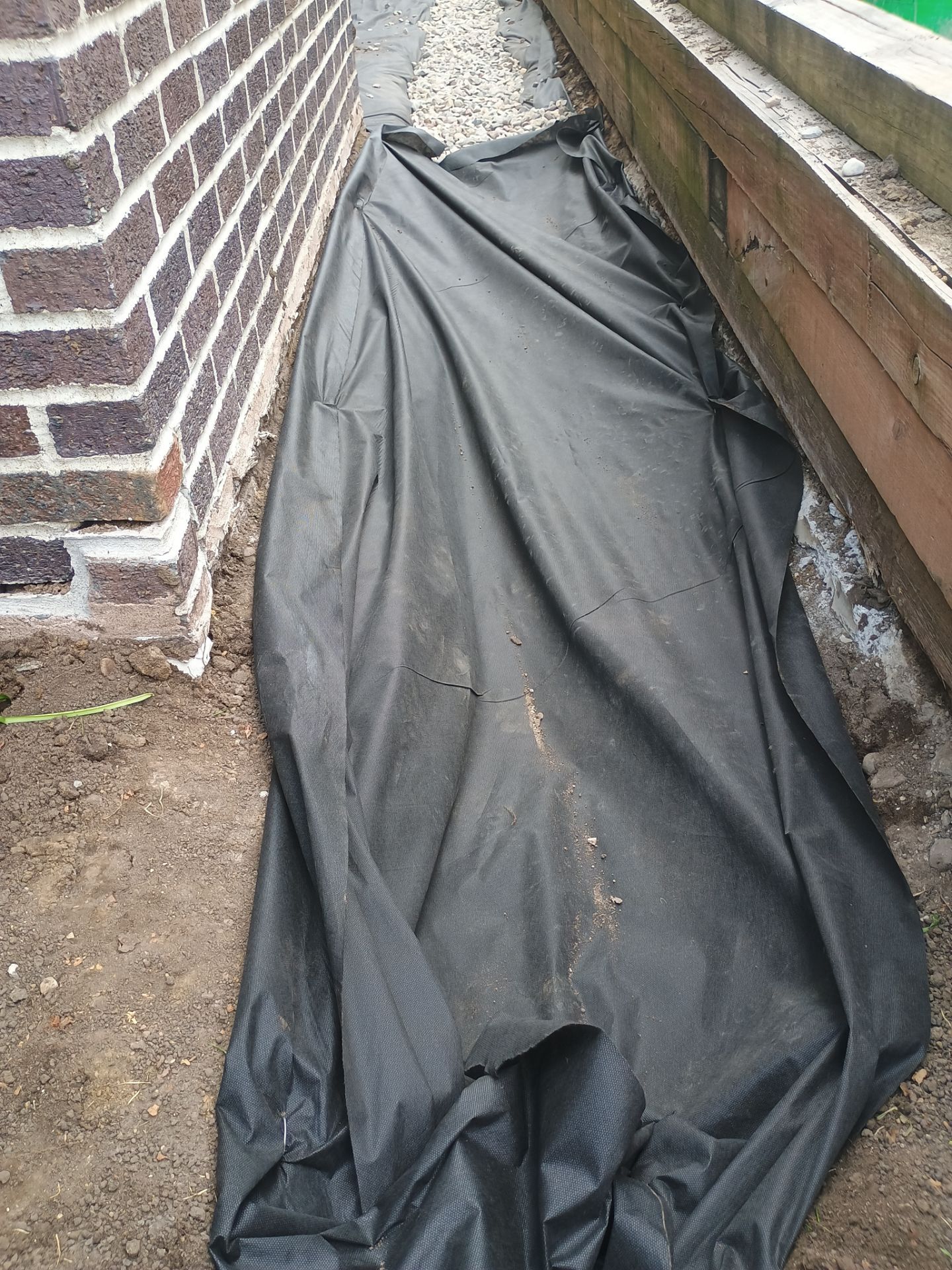 Foundation Drainage Board & French Drain in Southwest Minneapolis by Waterproofing Northeast
