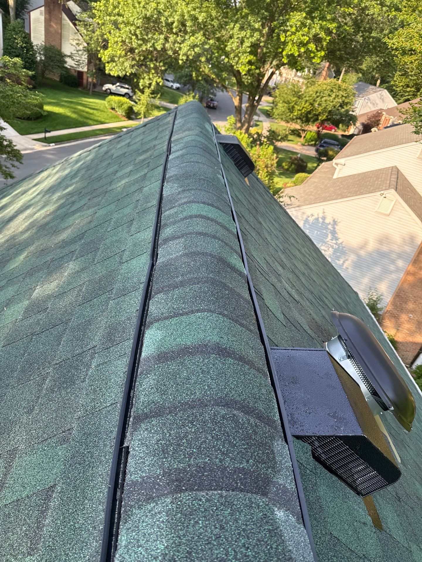 Springfield: Roof Replacement with CertainTeed Landmark Pro in Max Def Evergreen by RM Banning, Inc.