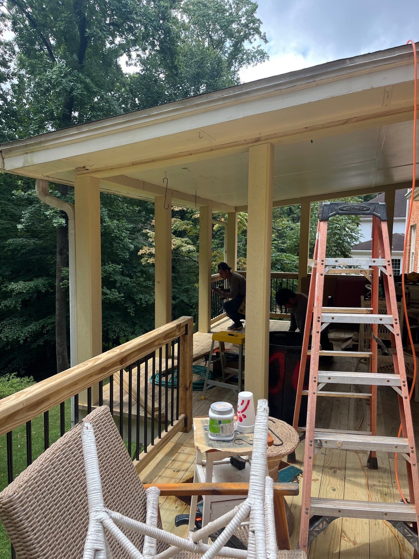 Stone Mountain, GA Rotted Wood & Shutter Replacement, Exterior Paint, and Deck Resurface by Nelson Exteriors