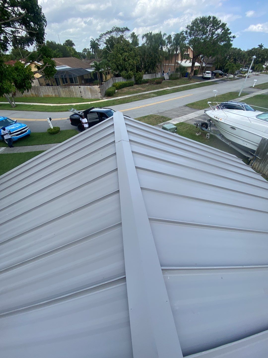 Dove Gray Standing Seam Metal Roof Replacement – Pembroke Pines, FL by ASP SuperHome