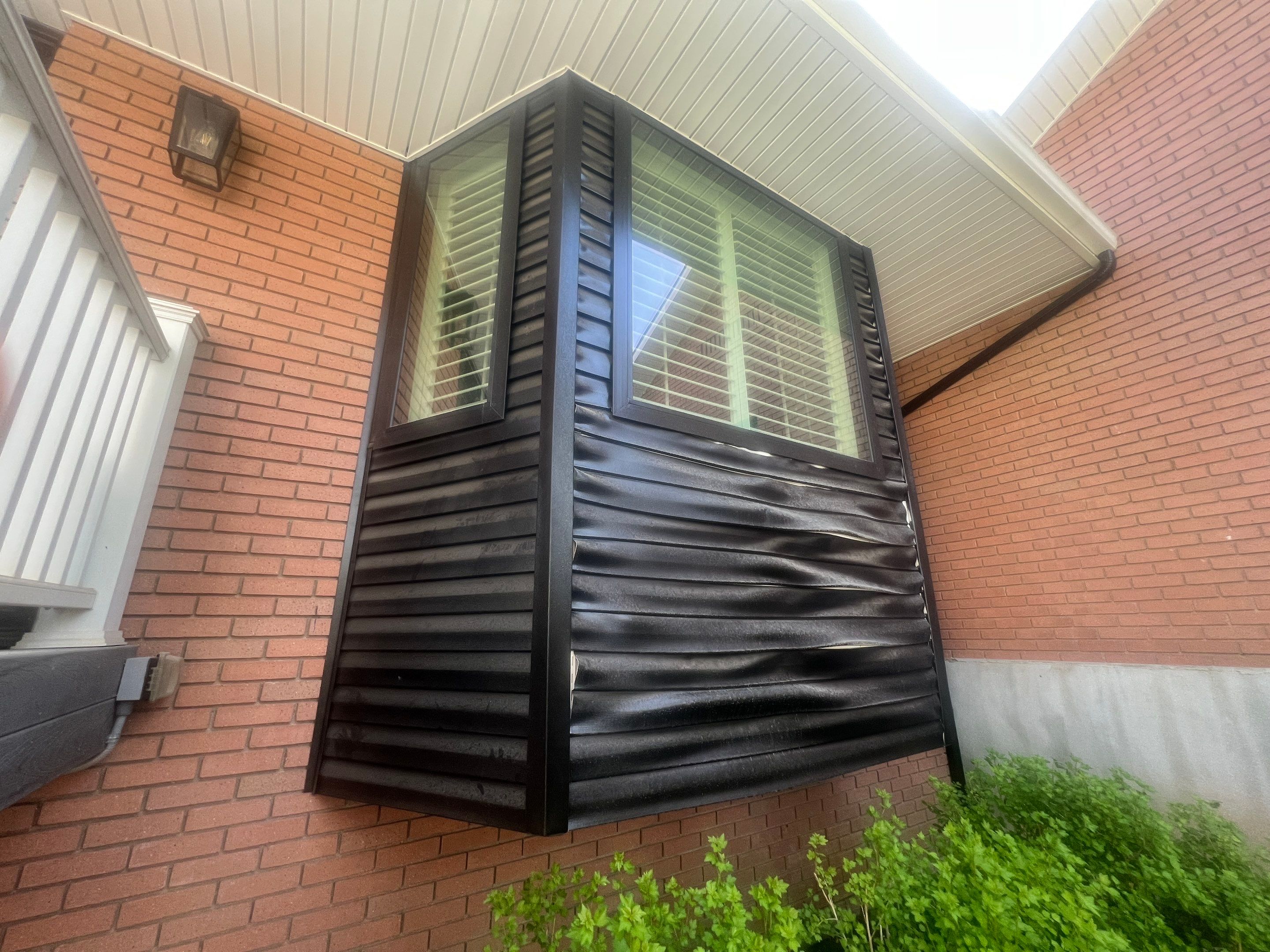 Farmington | Hardie Siding Conversion | Custom Painted Black by Ideal Siding Utah