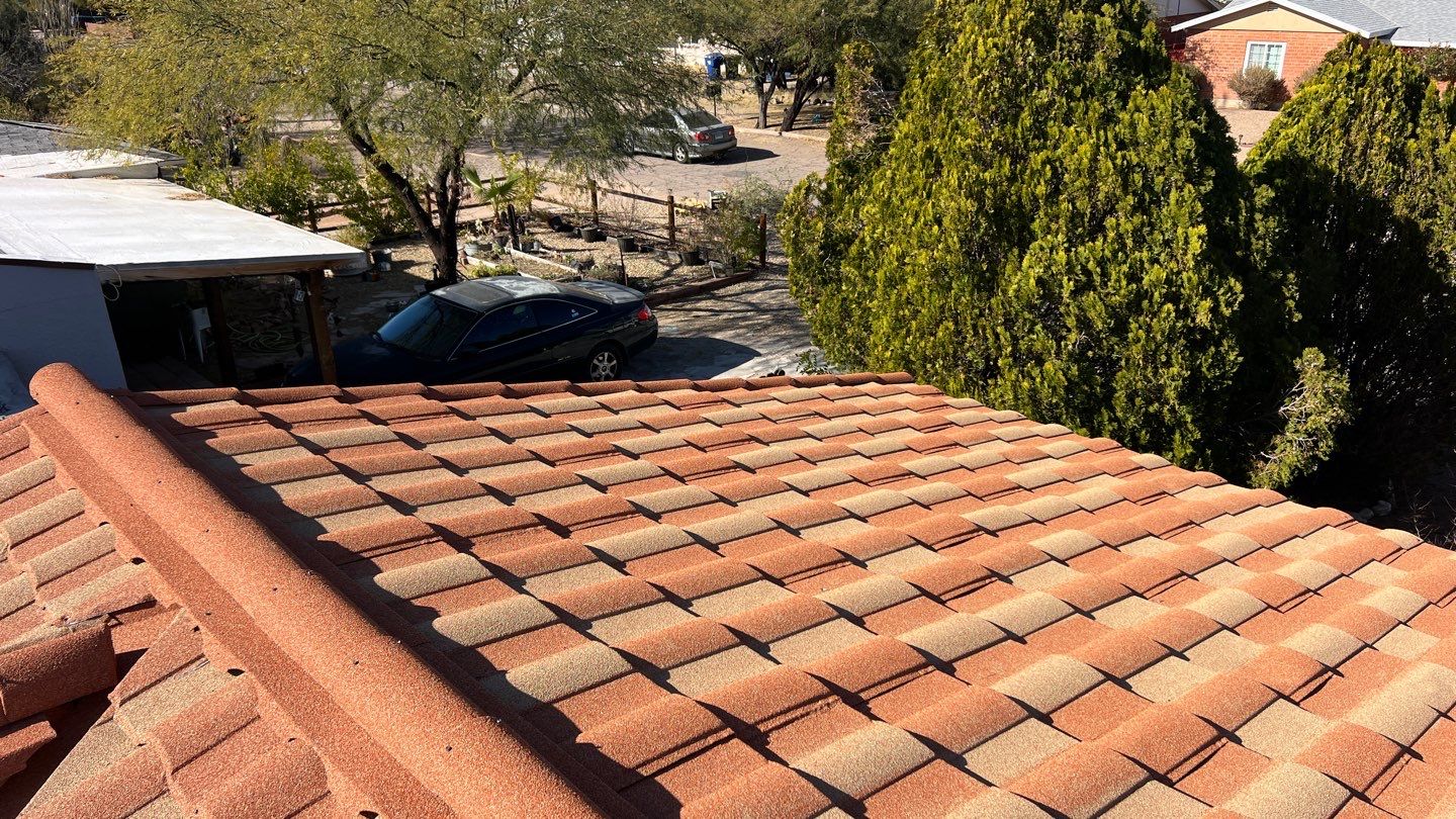 Spanish Red Stone Coated Steel by Reimagine Roofing