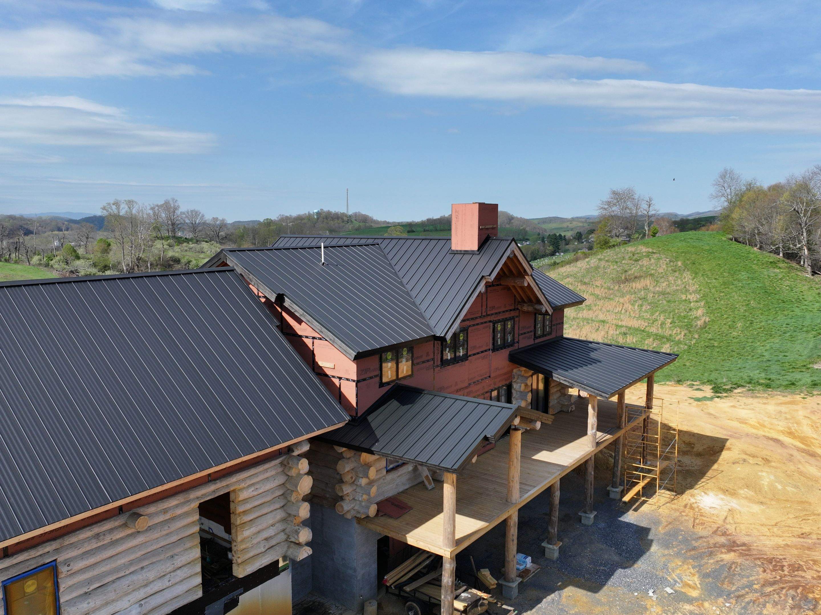 Black Frost Standing Seam by Omnia Roofing
