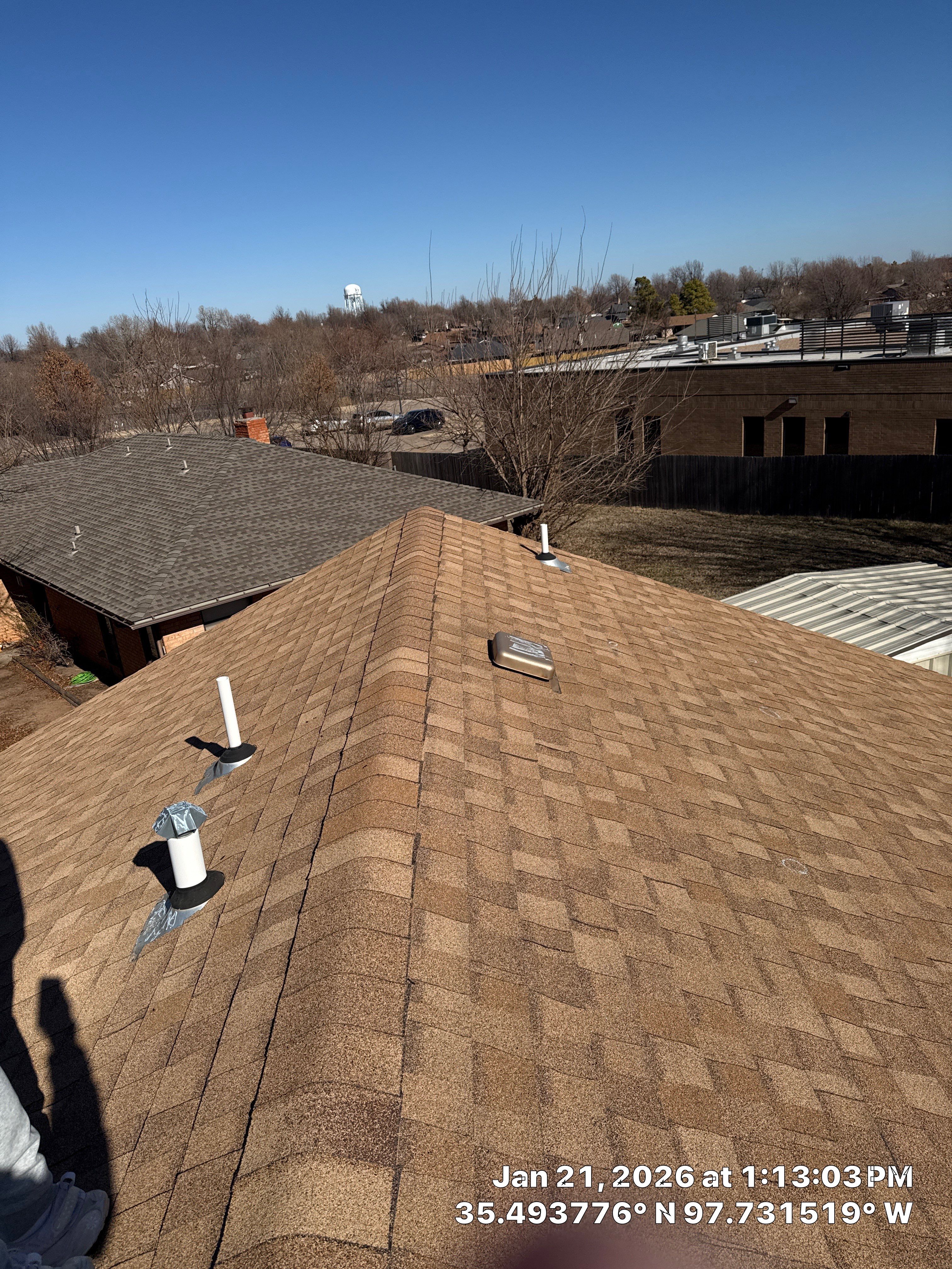Project in Yukon, OK by OAK Roofing Restoration 
