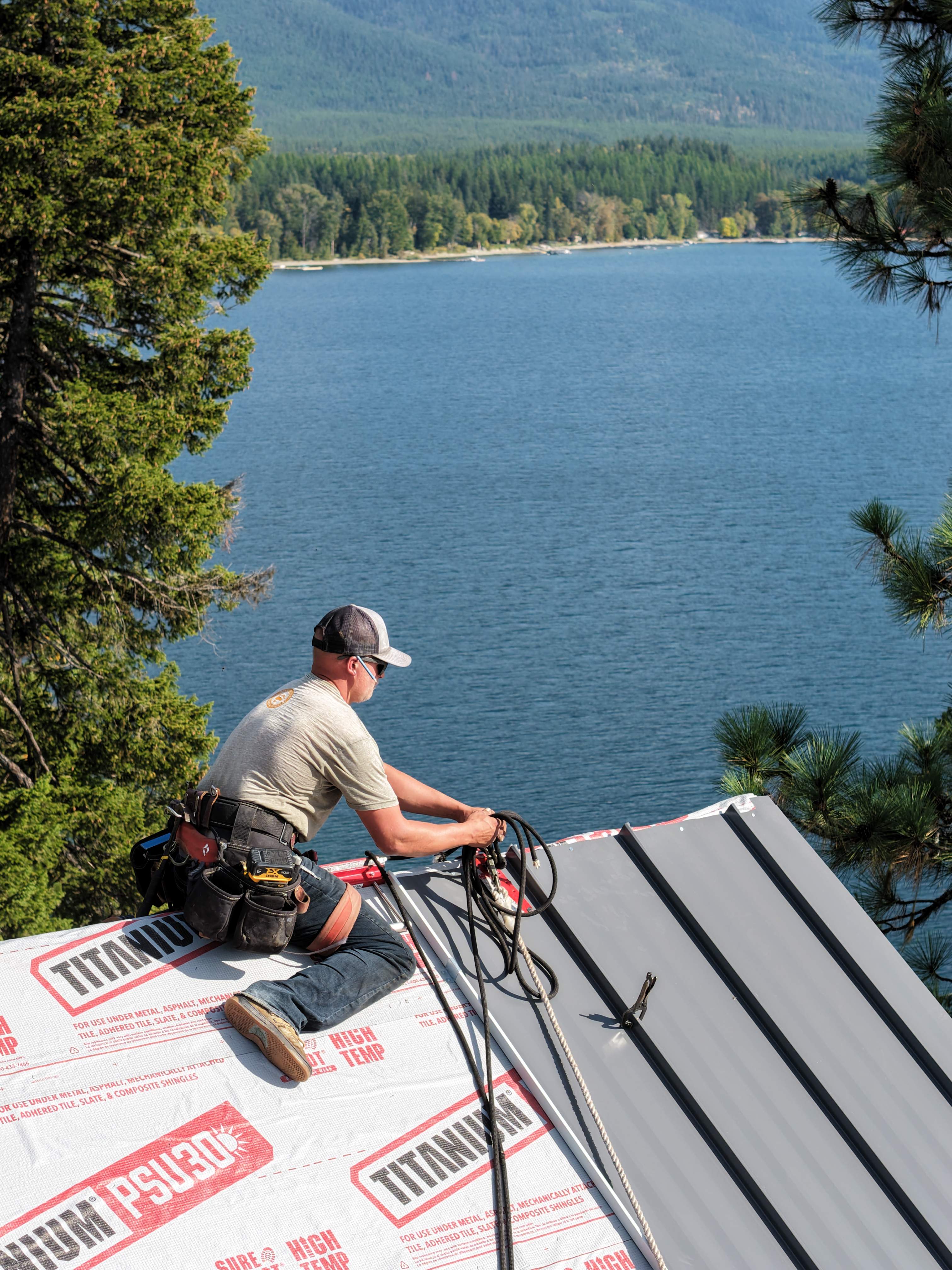 16" Mechanical - Dark Gray  by Montana Roofing Solutions