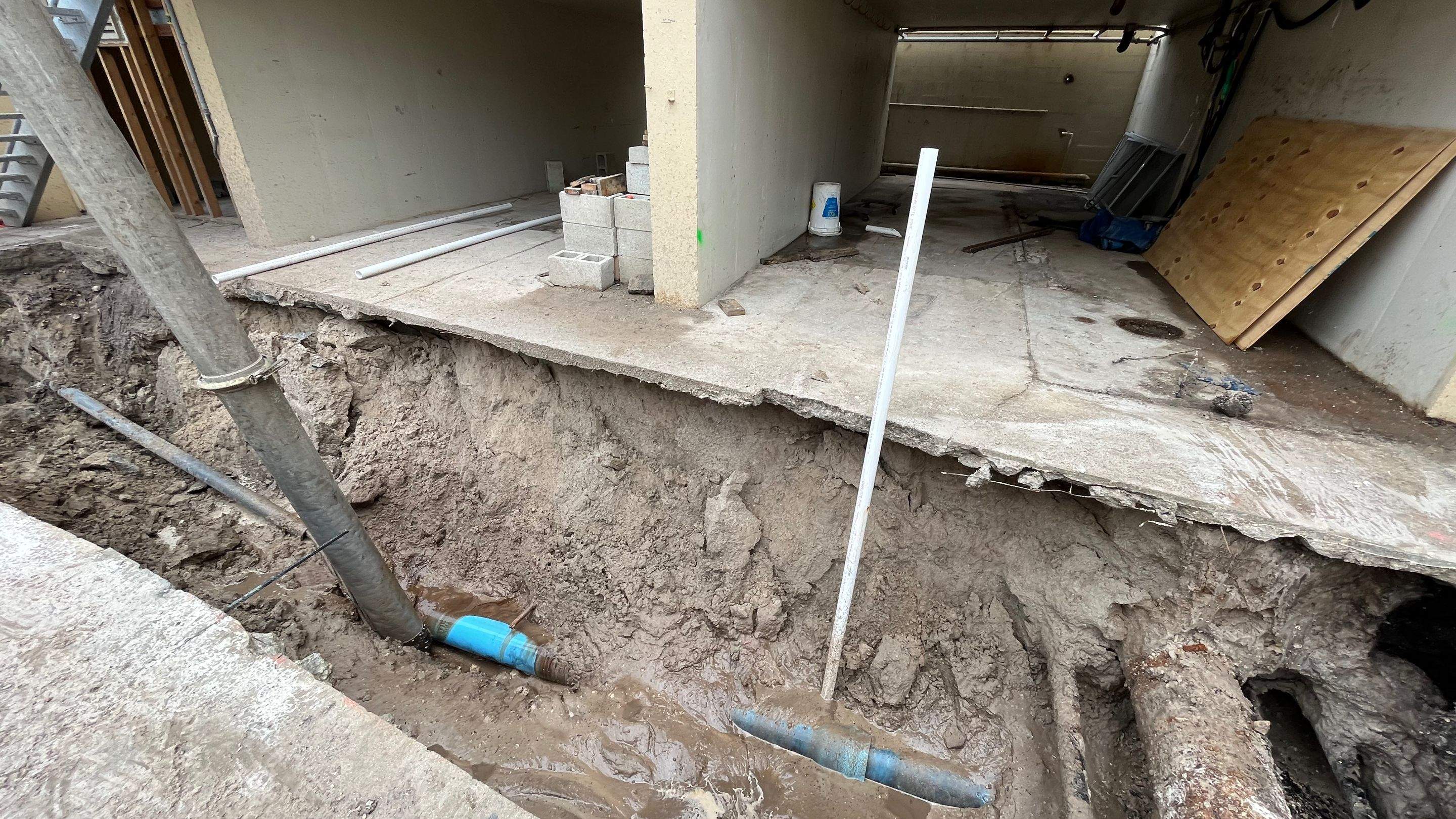 Ritz-Carlton NW Service Area Daylighting by Don Mar, Inc. Storm Water Solutions