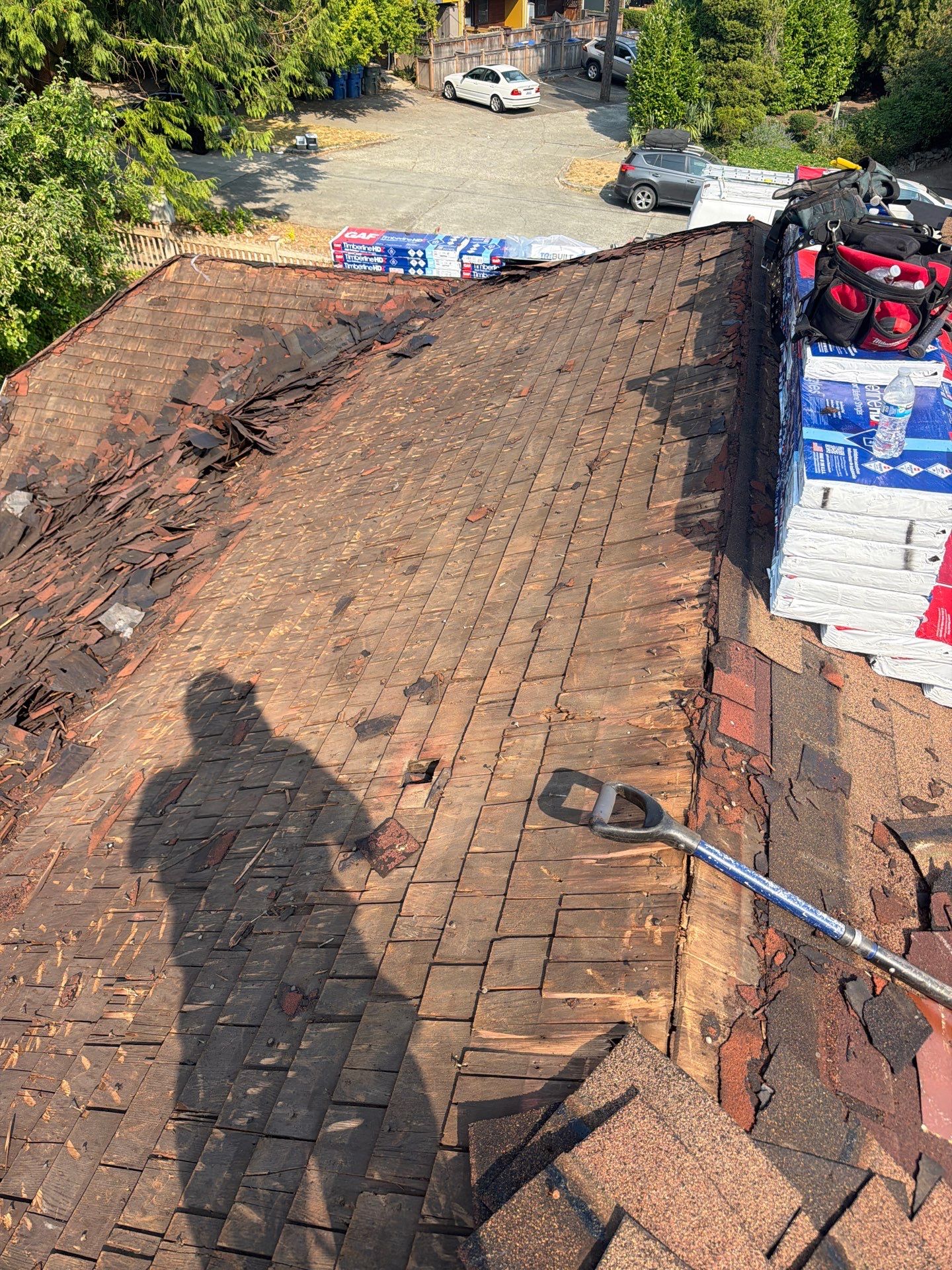 Residential Roofing Installation using GAF HDZ Shingles by Roofing Formula LLC