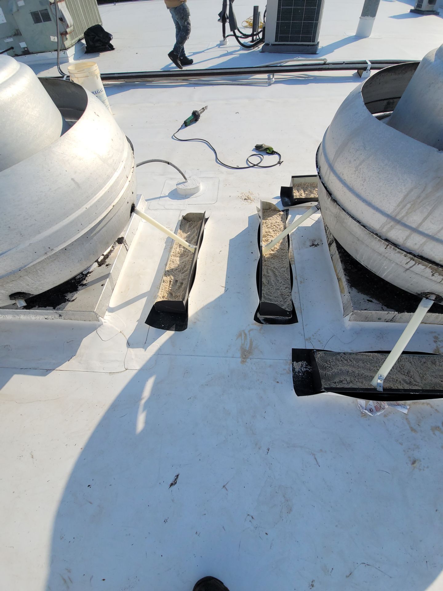 Honey Creek Country Club commercial TPO clubhouse roof in Conyers, GA by CKR Exteriors