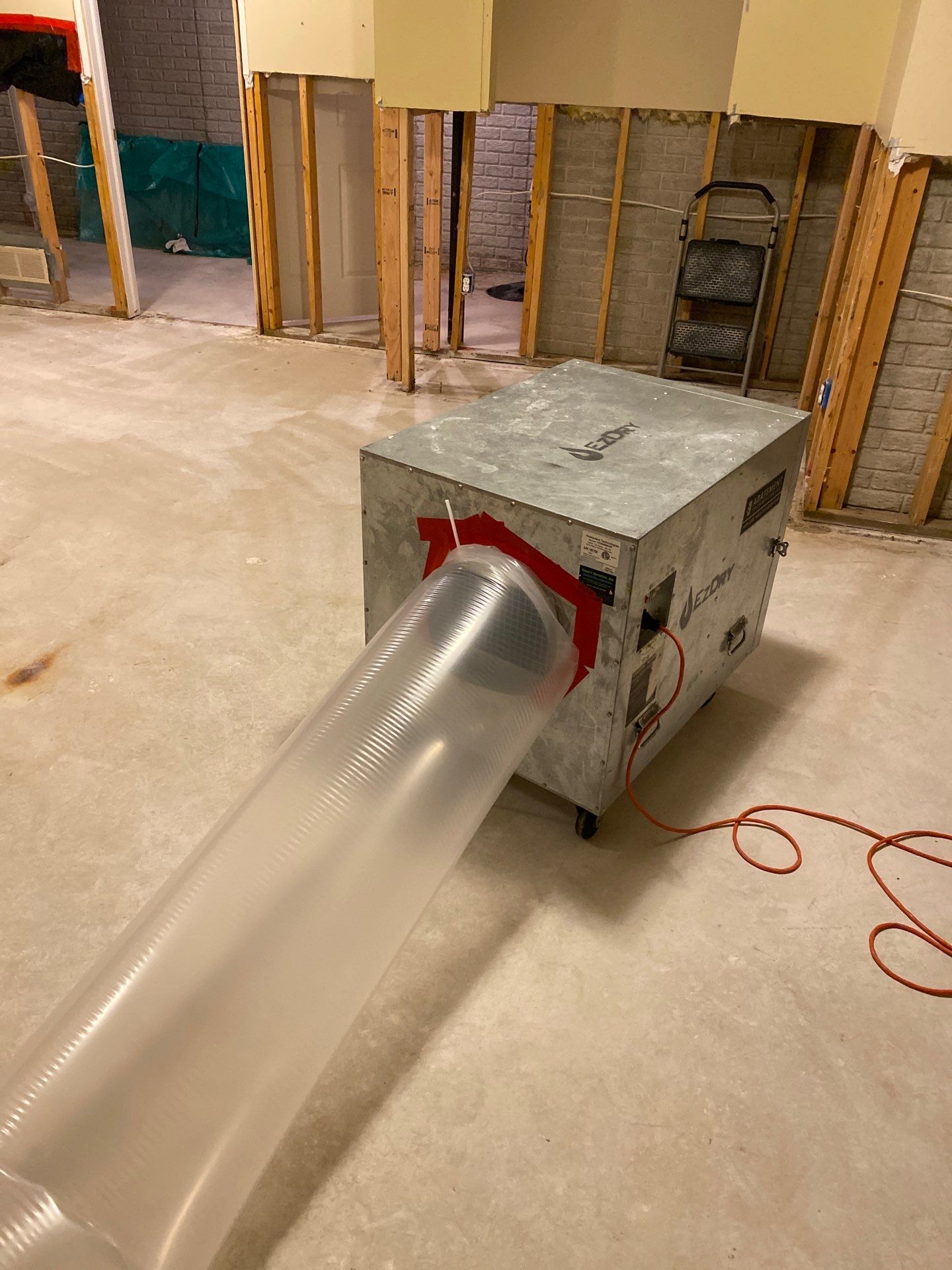 Project in Commerce Charter Twp by EzDry Water Mitigation & Property Restoration