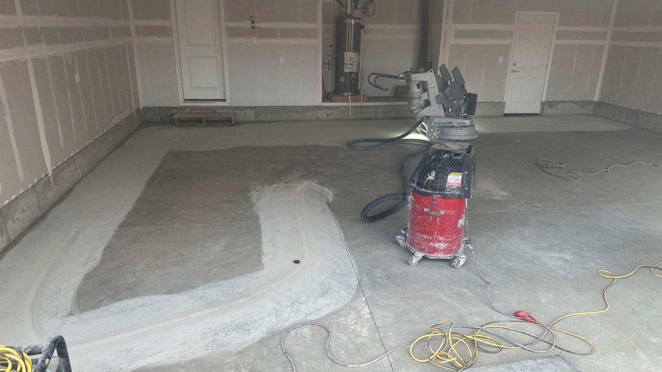 Garage Transformation using Sandstone by Croc Coatings, LLC